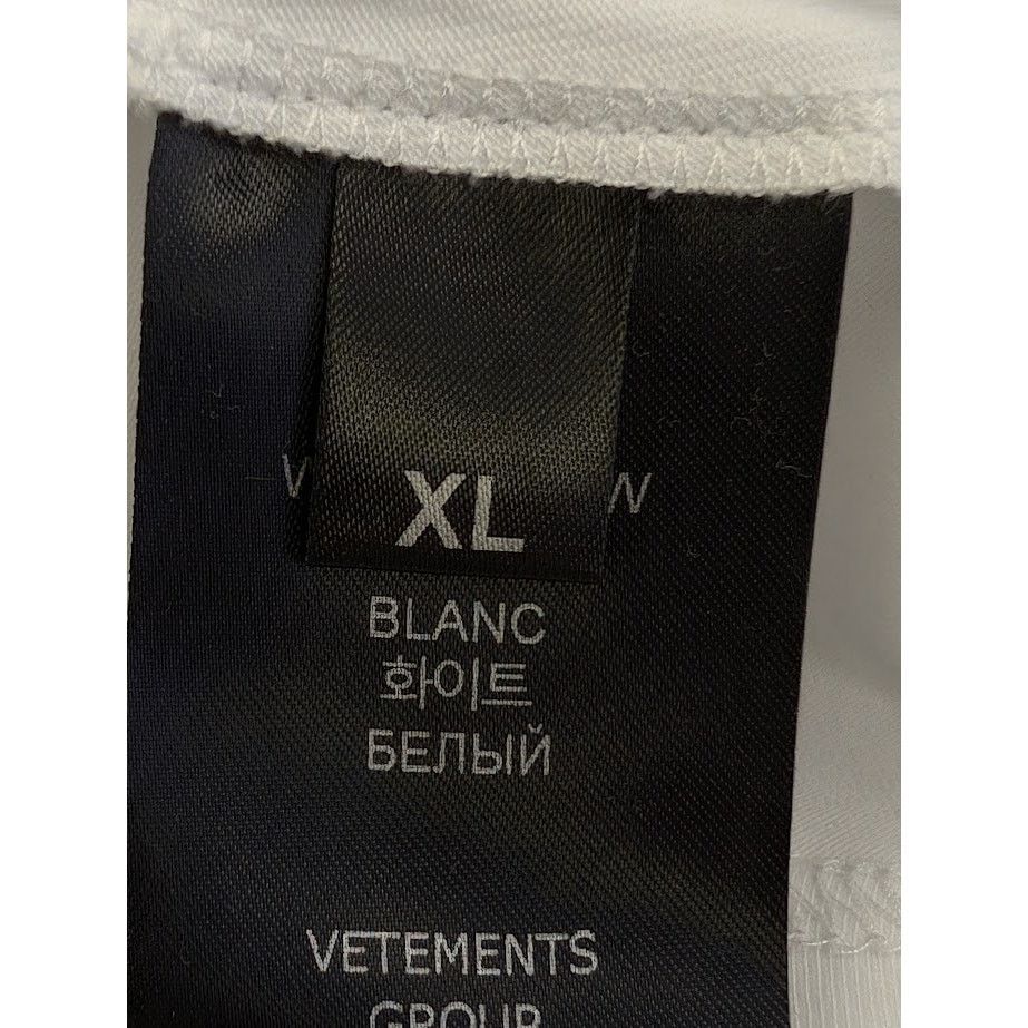 Vetements o1rshd1 Amor Fitted T-Shirt in White Size XL / US 12-14 / IT 48-50 - 13 Thumbnail