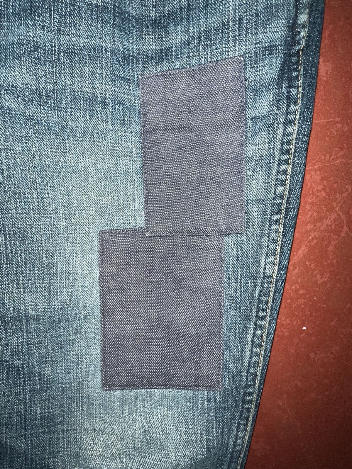 Number (N)ine aw03 kurt cobain patch jeans Size US 30 / EU 46 - 7 Thumbnail