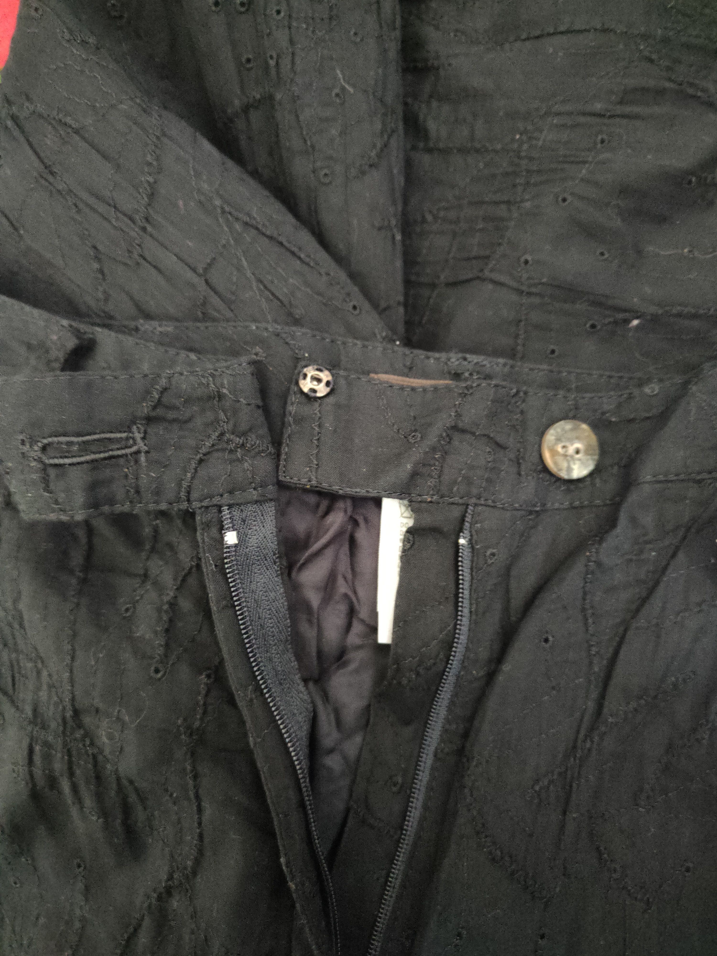 Japanese Brand DL Cosa-Nostra Black Multipocket Cargo Pants #46-063 Size 26" / US 2 / IT 38 - 13 Thumbnail