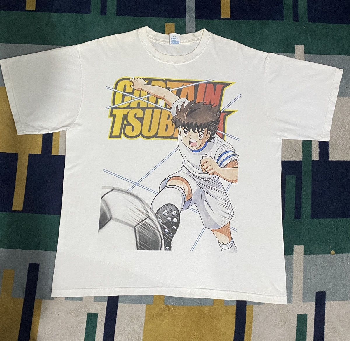 Vintage Rare! Vintage Captain Tsubasa T-shirt Size US L / EU 52-54 / 3 - 1 Thumbnail