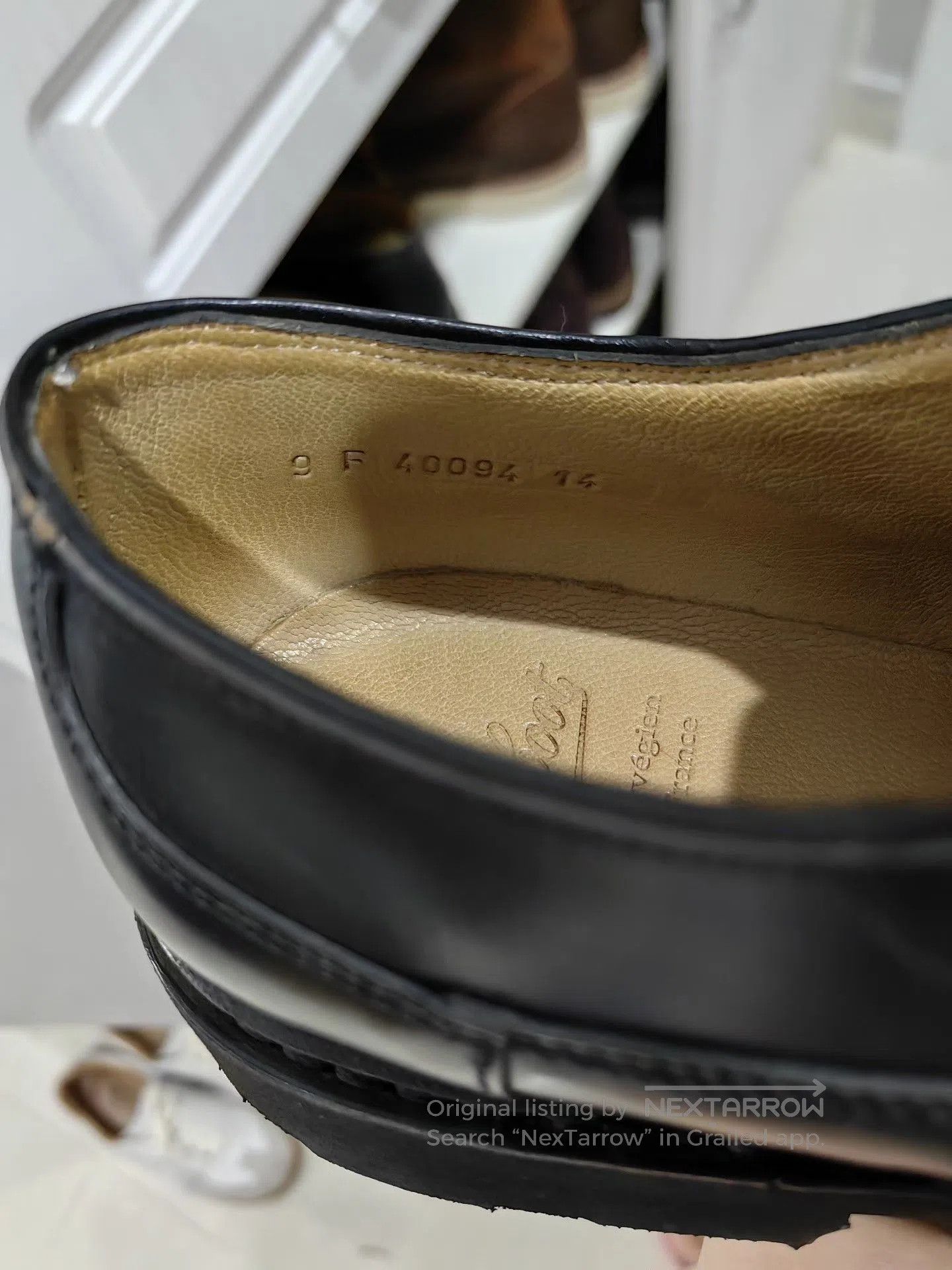 Paraboot Paraboot Avignon Black Leather Shoes. Size US 11 / EU 44 - 9 Thumbnail