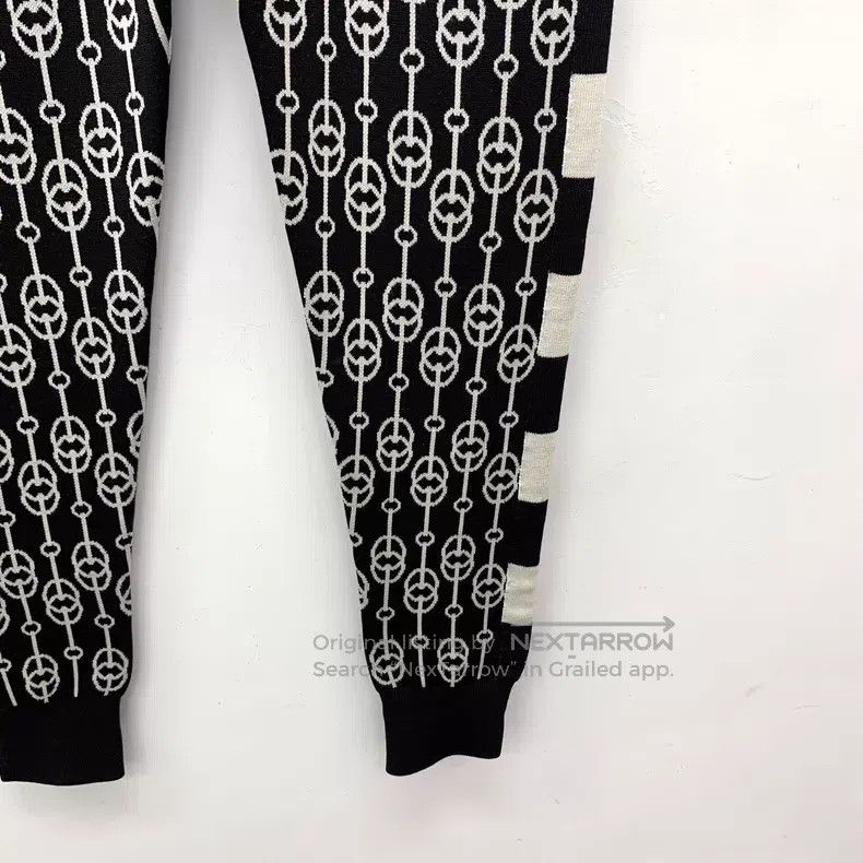 Hermes Hermes Black Printed Knit Drawstring Trousers Size 24" / US 00 / IT 34 - 5 Thumbnail