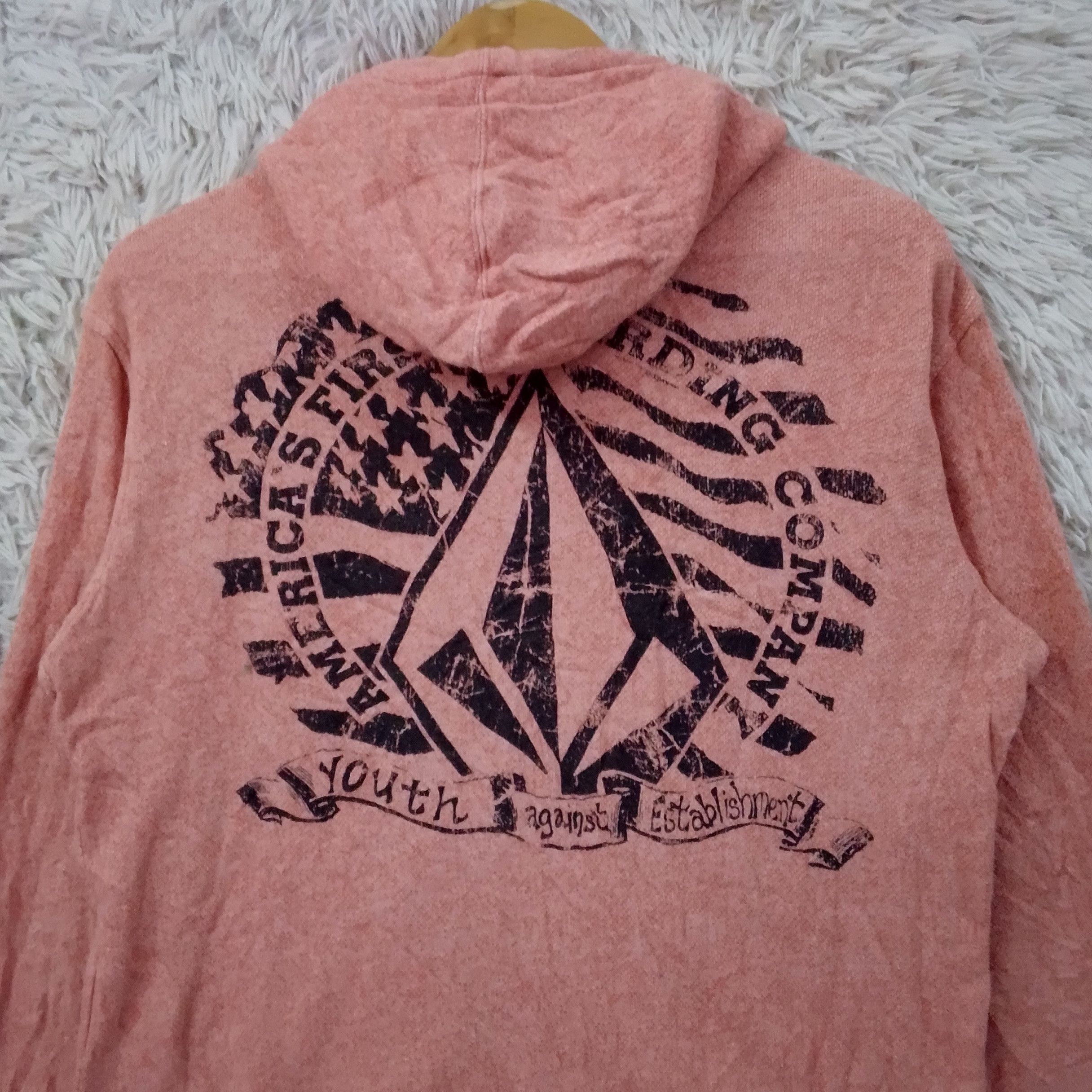 Vintage Vintage Volcom Stone Zipper Hoodie Size US M / EU 48-50 / 2 - 3 Thumbnail