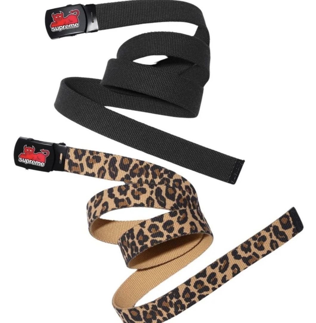 Supreme × Toy Machine Supreme Toy Machine Webbing Belt Leopard Size ONE SIZE - 2 Thumbnail