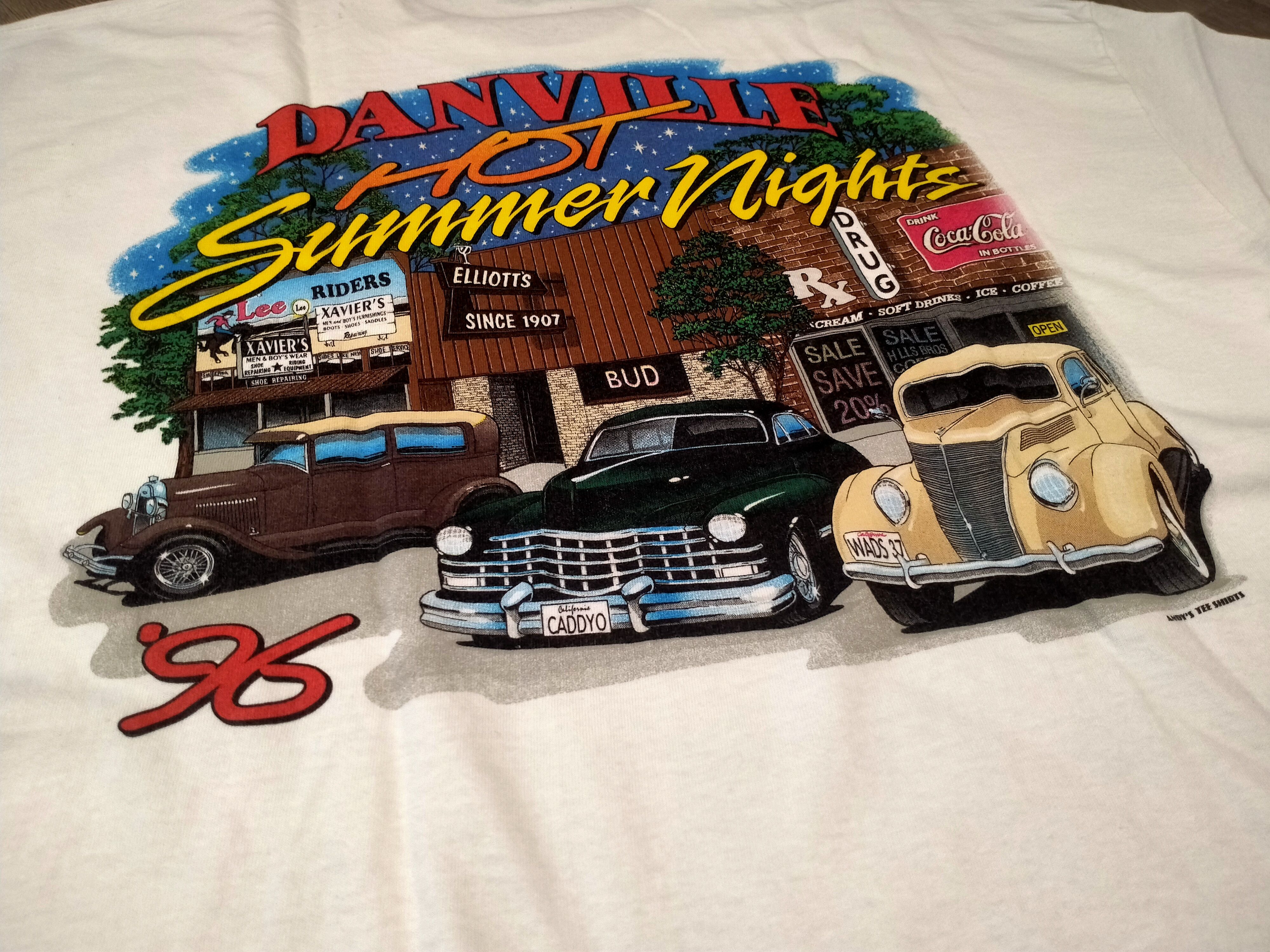 Lee Vintage 90s Danville Hot Summer Night Size US XL / EU 56 / 4 - 6 Thumbnail