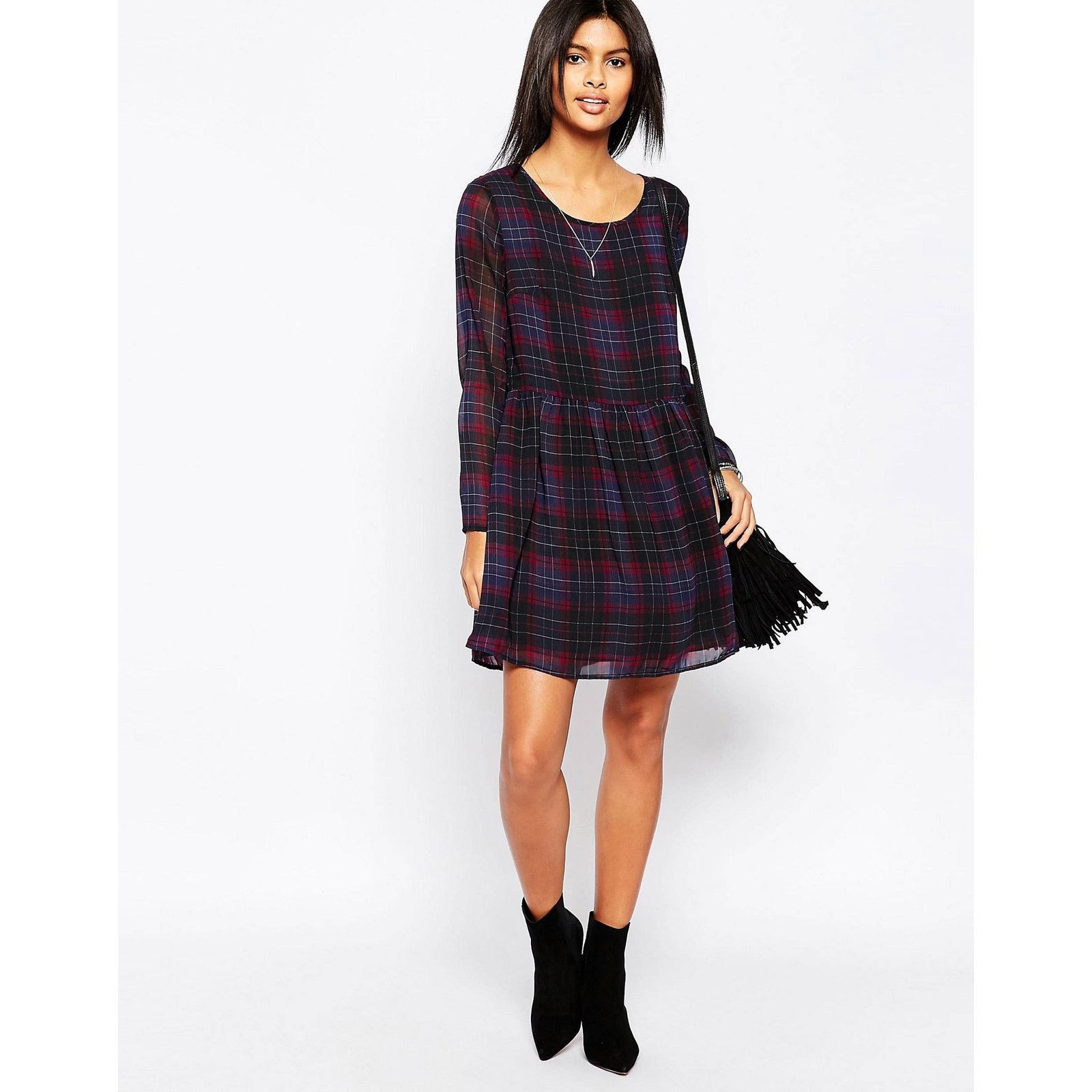 Pepe Jeans Pepe Jeans | Bloom Retro Tartan Plaid Babydall Dress Size L / US 10 / IT 46 - 14 Thumbnail