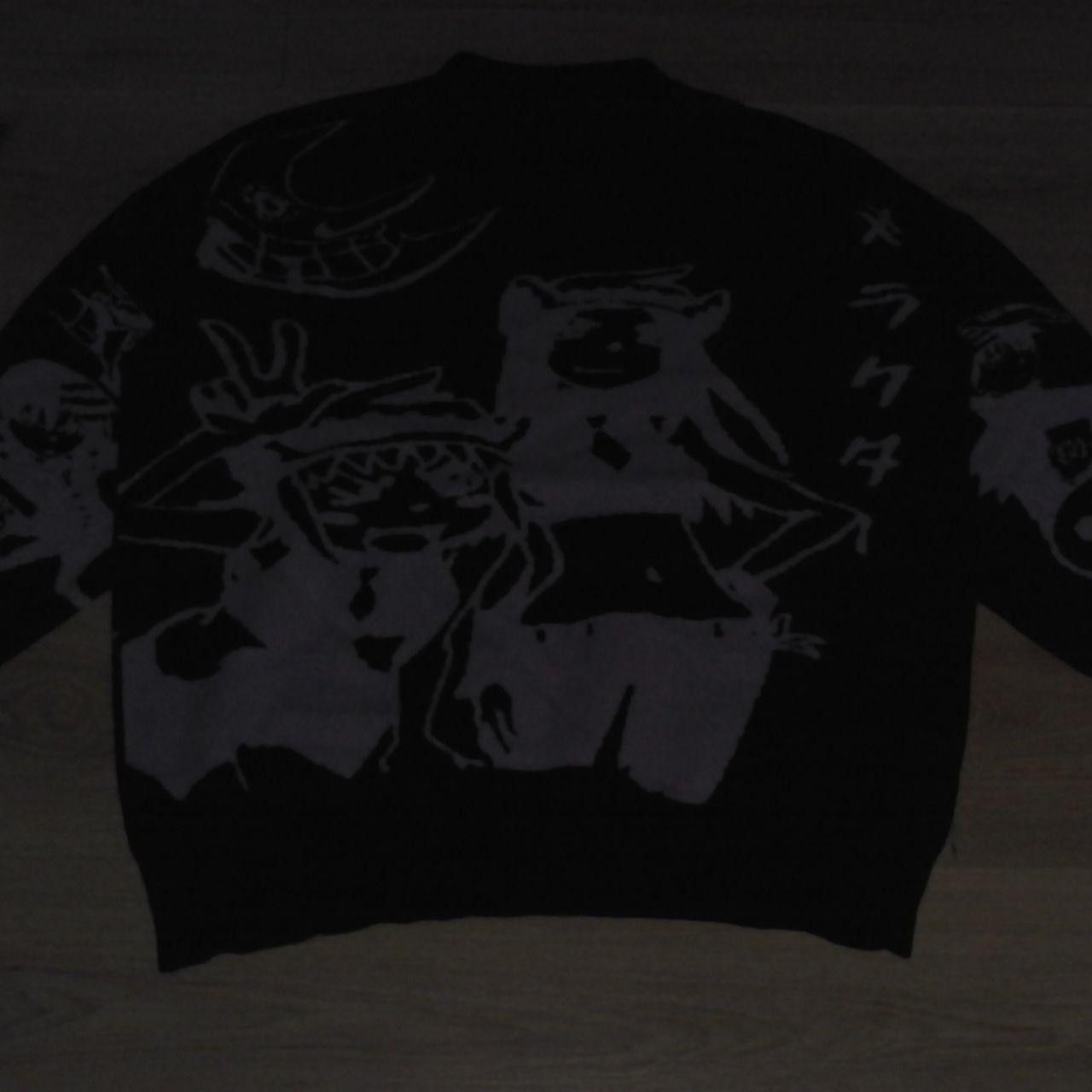 Other Y2k Black and Purple Sora Clothing Sweater Size L / US 10 / IT 46 - 4 Thumbnail