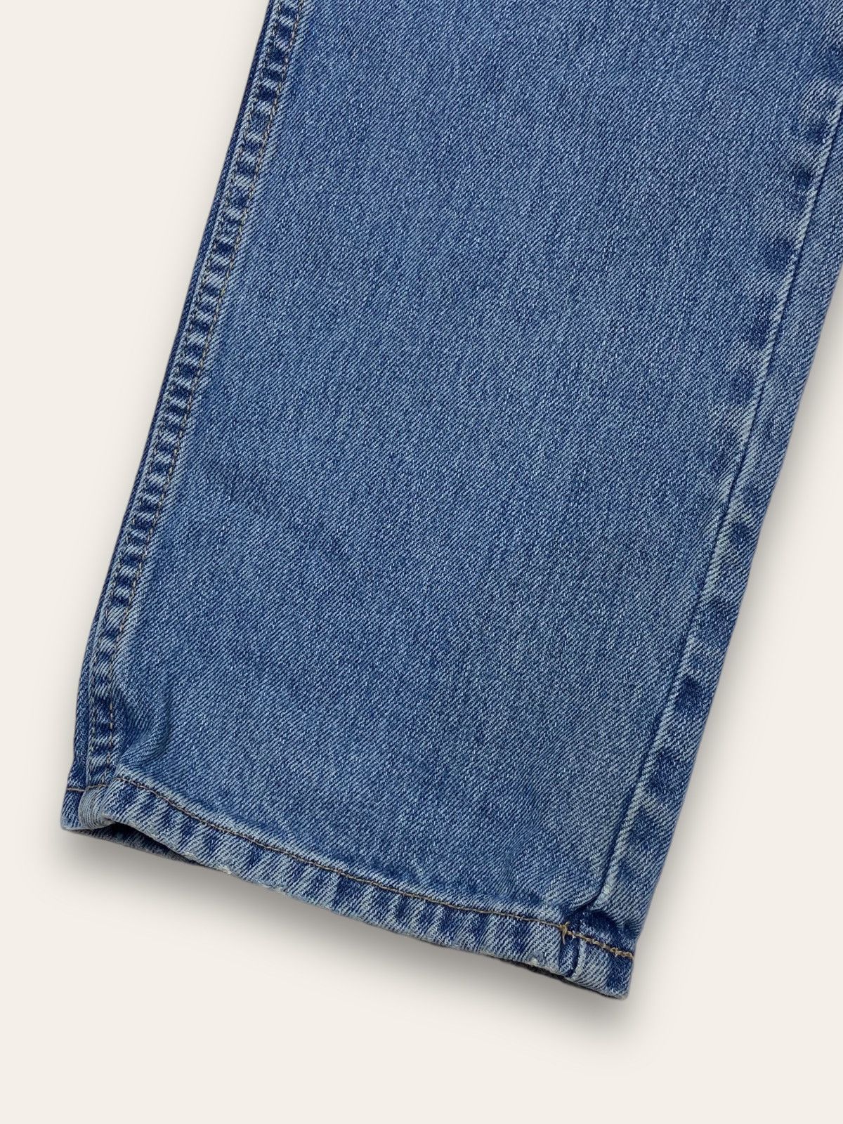 Jean Vintage WRANGLER Denim Baggy Jeans Light Blue Size US 32 / EU 48 - 5 Thumbnail
