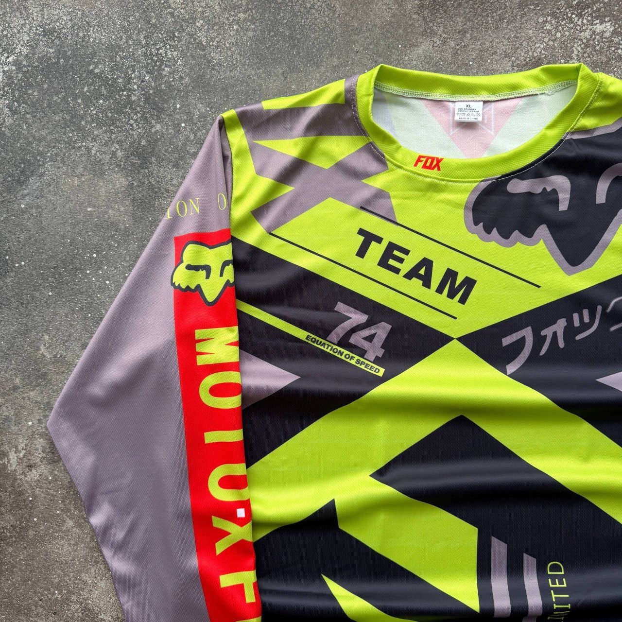 20471120 Fox Racing Motocross Racing Y2K Jersey Size US XL / EU 56 / 4 - 2 Thumbnail