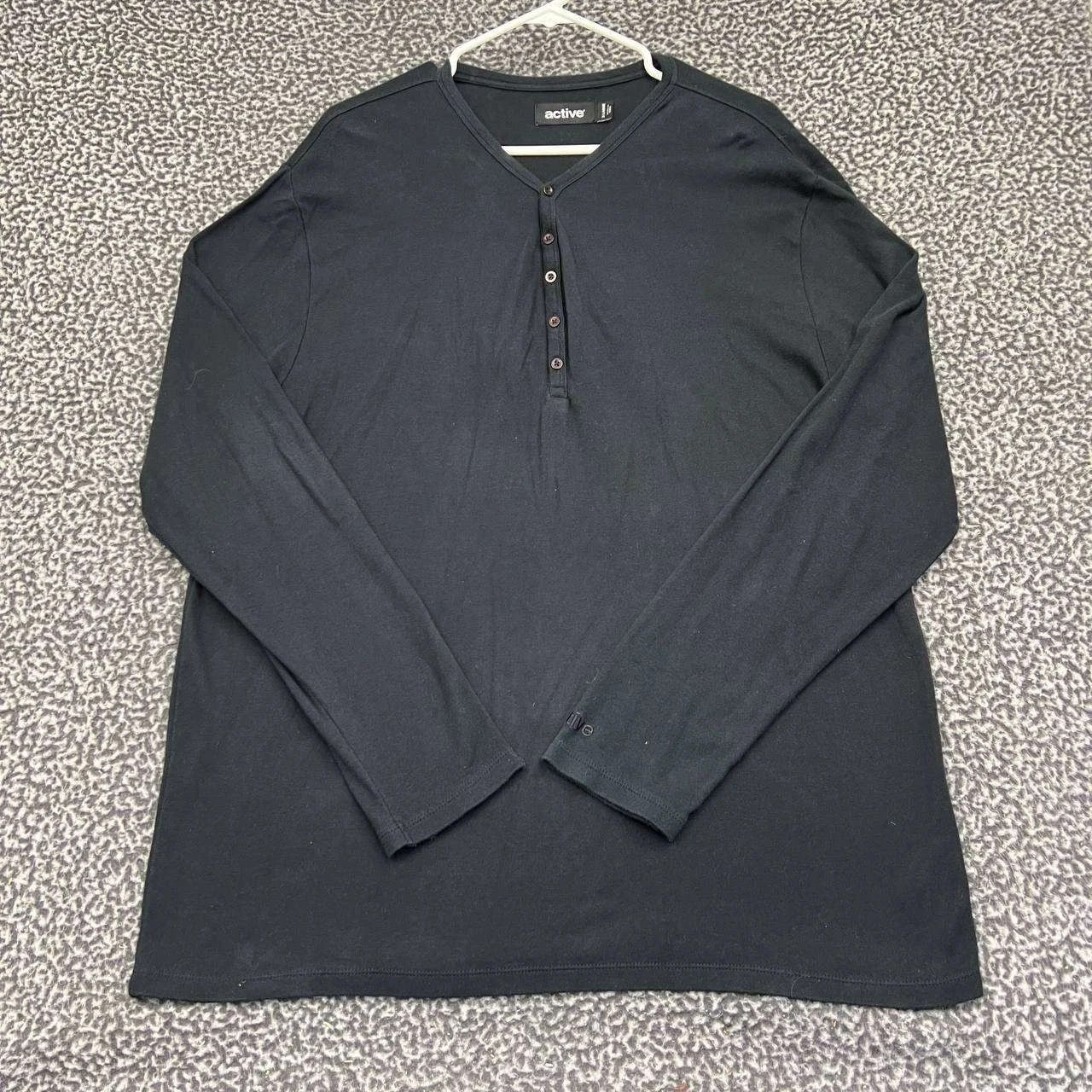 Active Ride Shop Active Ride Shop Shirt Men Long Sleeve Henley Cotton XL Size US XL / EU 56 / 4 - 1 Thumbnail