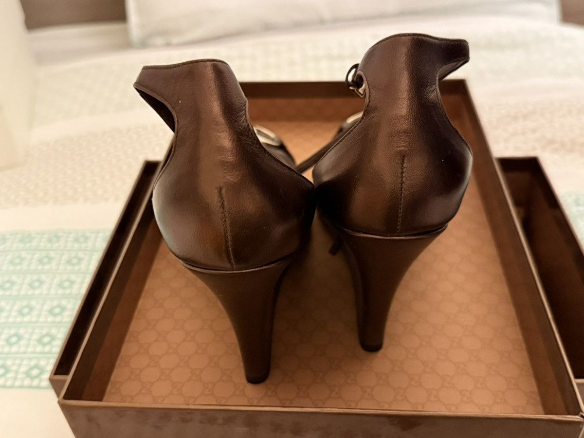 Gucci Bronze gucci heels Size US 9 / IT 39 - 4 Thumbnail