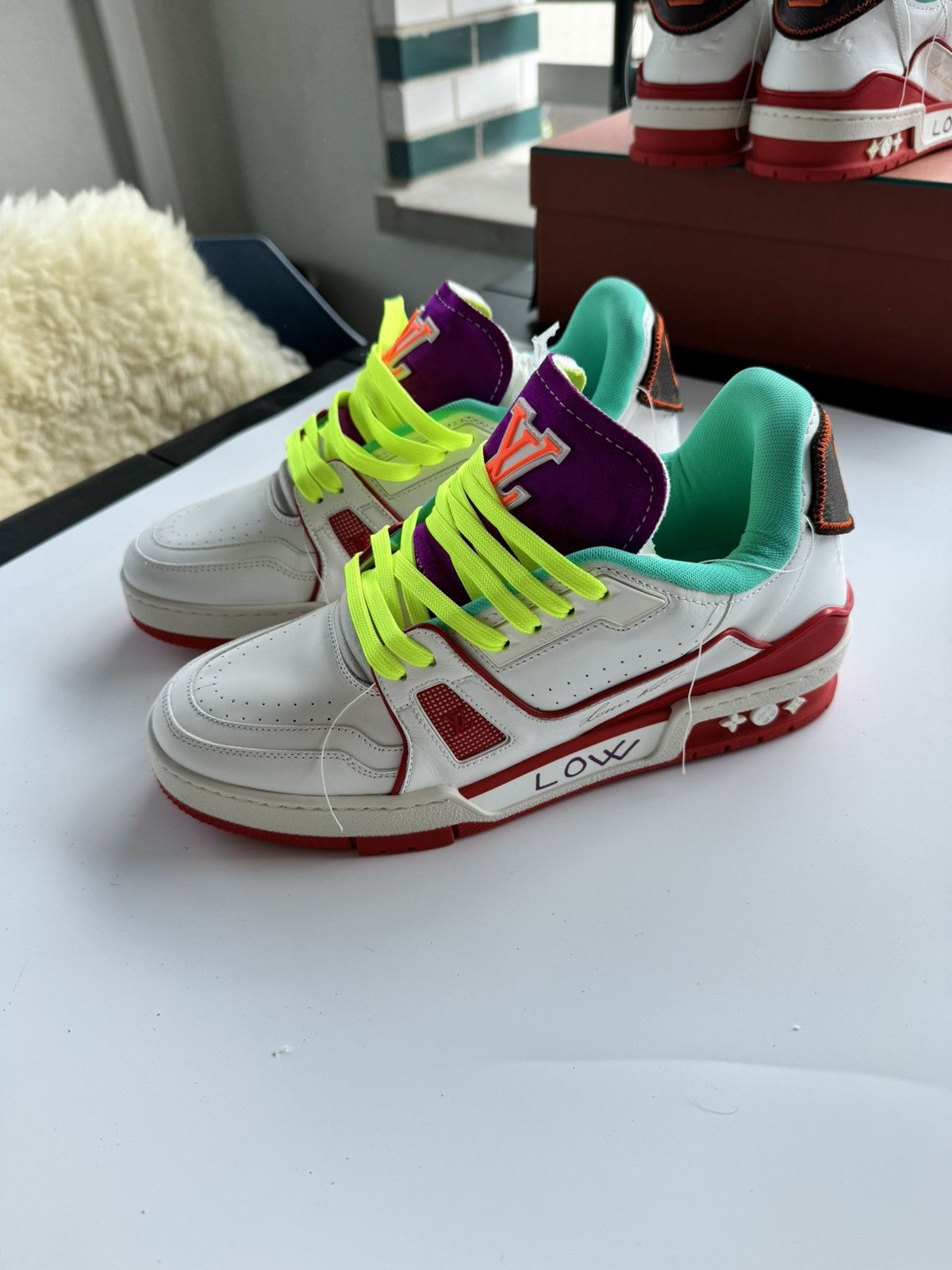 Louis Vuitton Louis vuitton trainer x paris exclusive Size US 7 / EU 40 - 6 Thumbnail