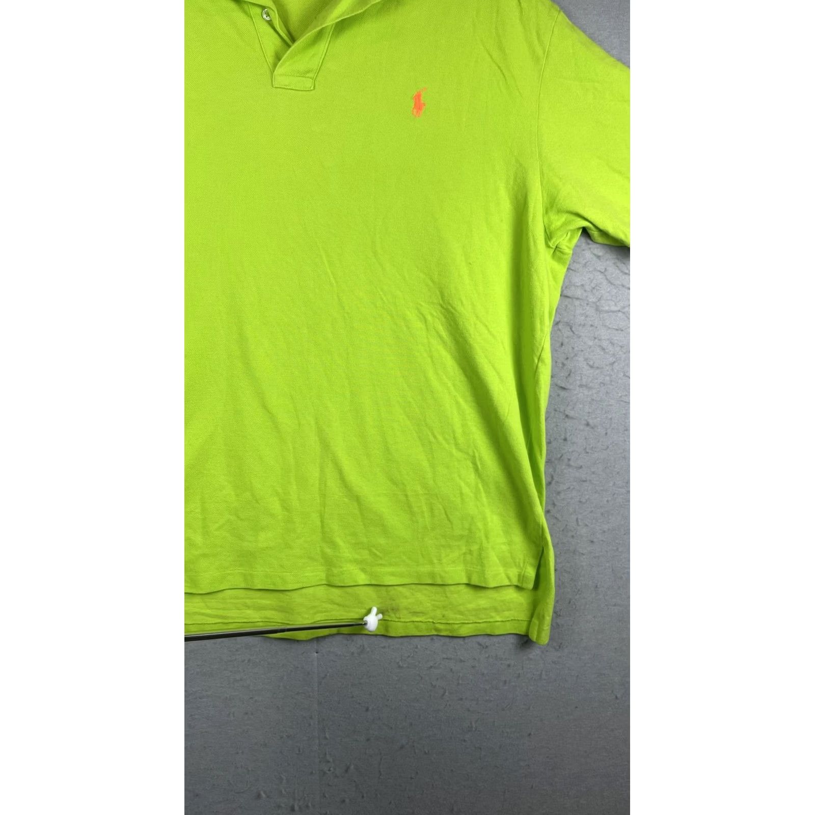 Polo Ralph Lauren Polo Ralph Lauren Polo Shirt Mens XXL Neon Green Pique Golf Casual Short Sleeve Polo Ralph Lauren Blaire Green Mens 2XL Size US XXL / EU 58 / 5 - 3 Thumbnail