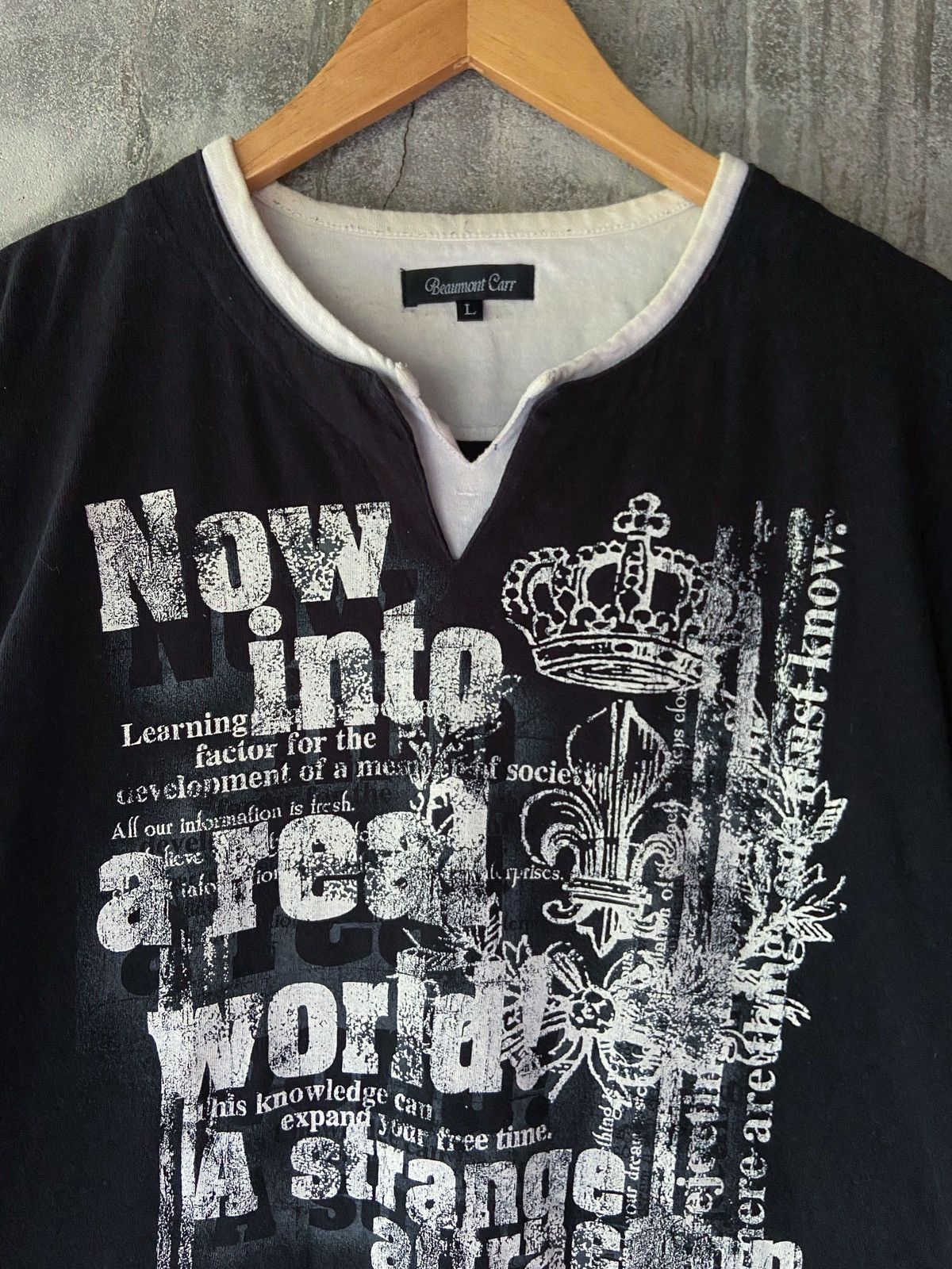 Le Grande Bleu (L.G.B.) NOW INTO A REAL WORLD A STRANGE ATTRACTION LONG SLEEVE Size US M / EU 48-50 / 2 - 4 Thumbnail