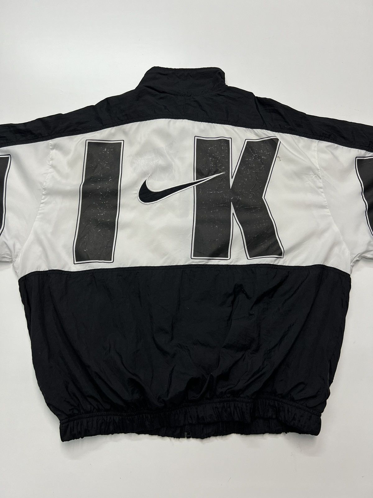 Nike 🔥VINTAGE NIKE SPELLOUT ZIPPER JACKET Size US L / EU 52-54 / 3 - 12 Thumbnail