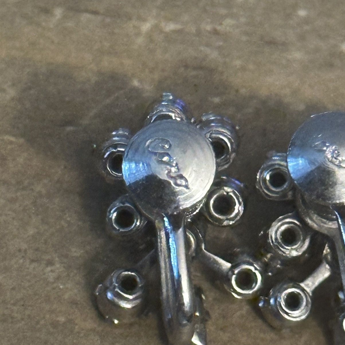 Other Vintage Coro rhinestone screw back earrings Size ONE SIZE - 4 Thumbnail