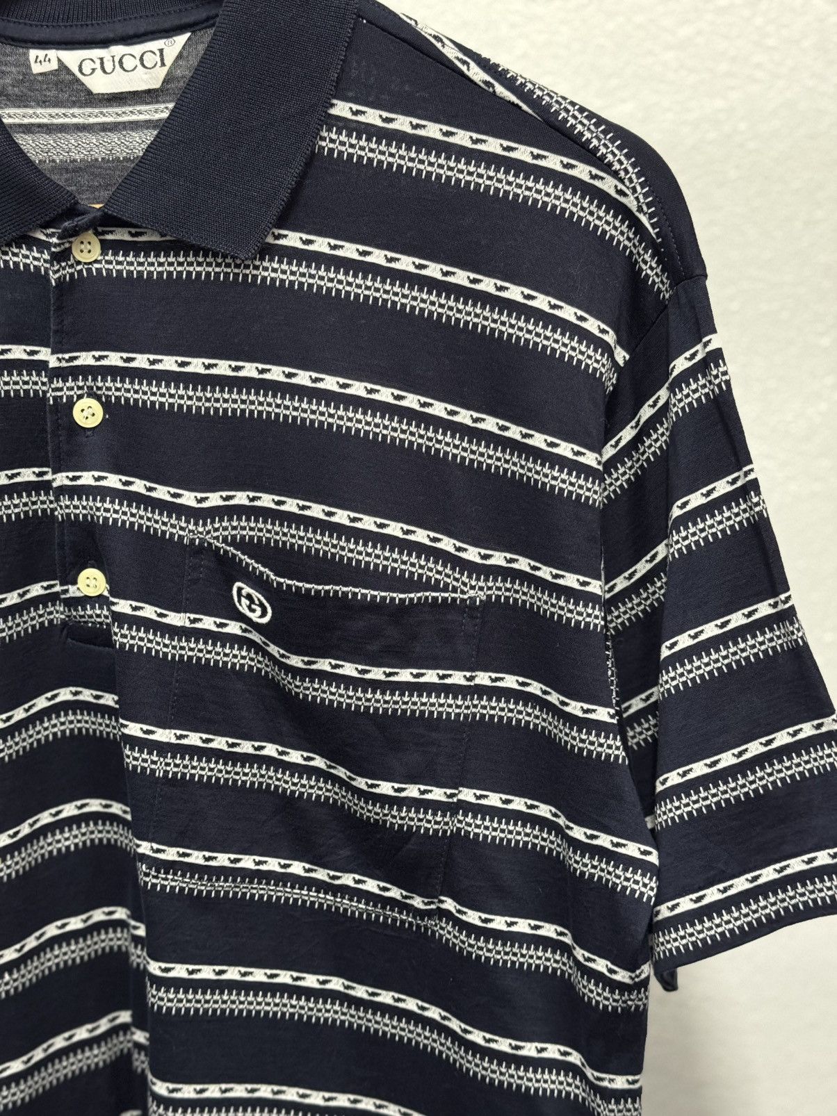 Gucci Vintage Gucci Polo Shirt Size US S / EU 44-46 / 1 - 2 Thumbnail