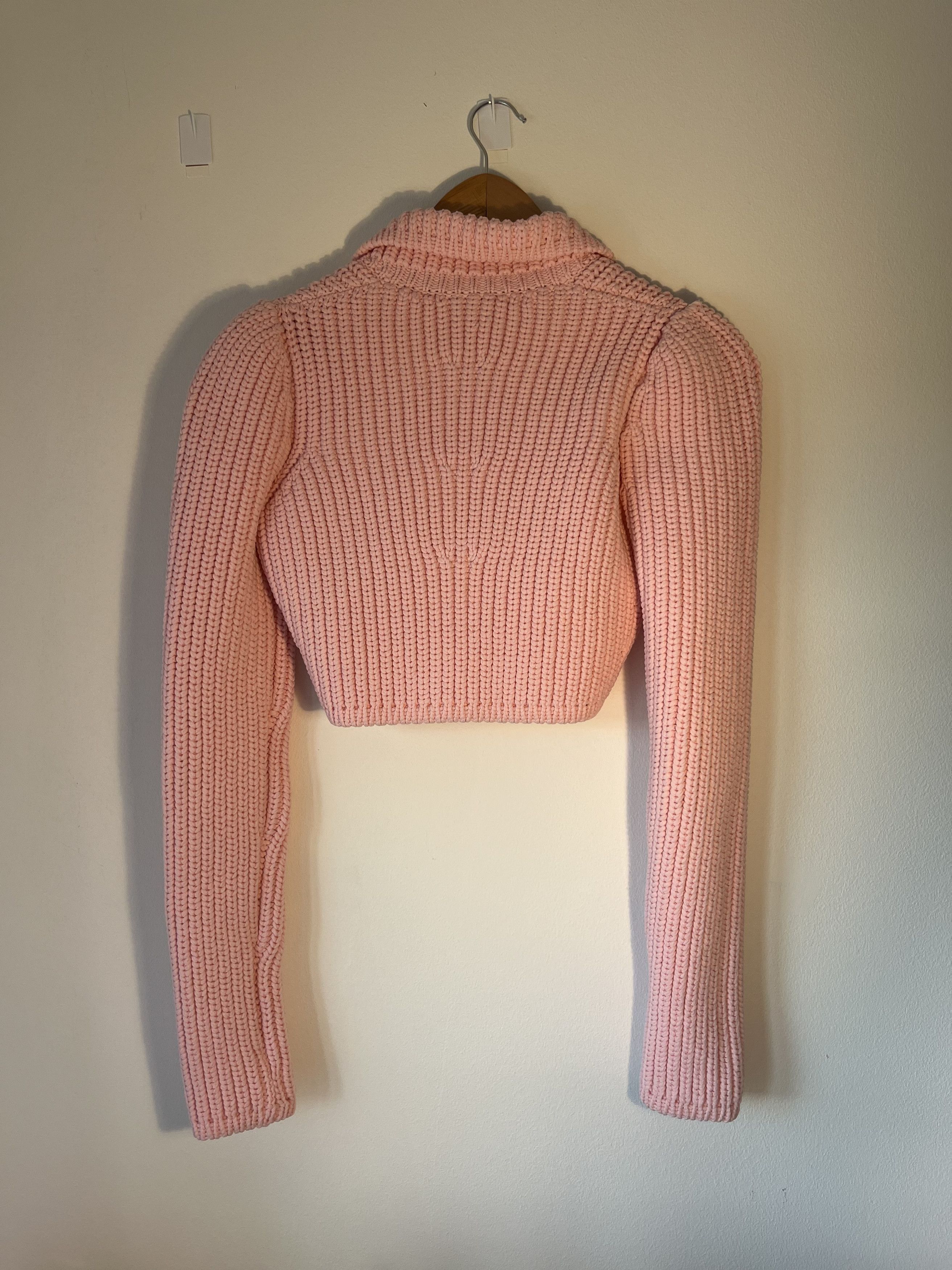 Loewe LOEWE two piece pink set sweater, cropped Jacket and skirt Size S / US 4 / IT 40 - 7 Thumbnail