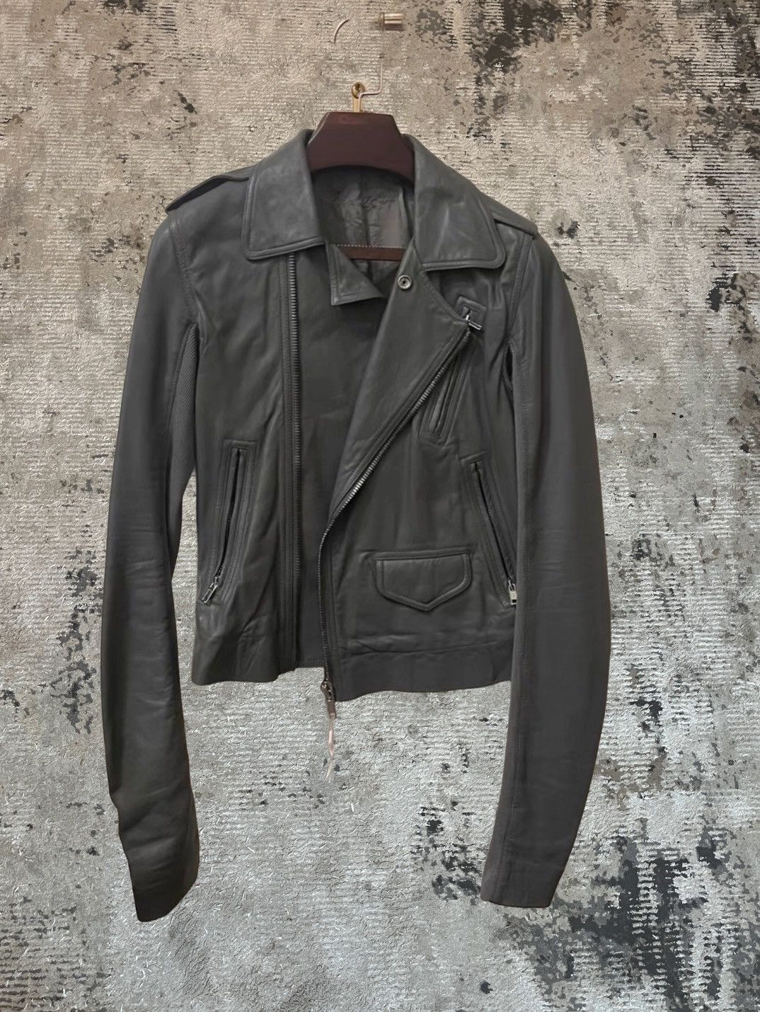 Rick Owens Stooge Leather FW14 MOODY RU14F2764-LCW | Grailed