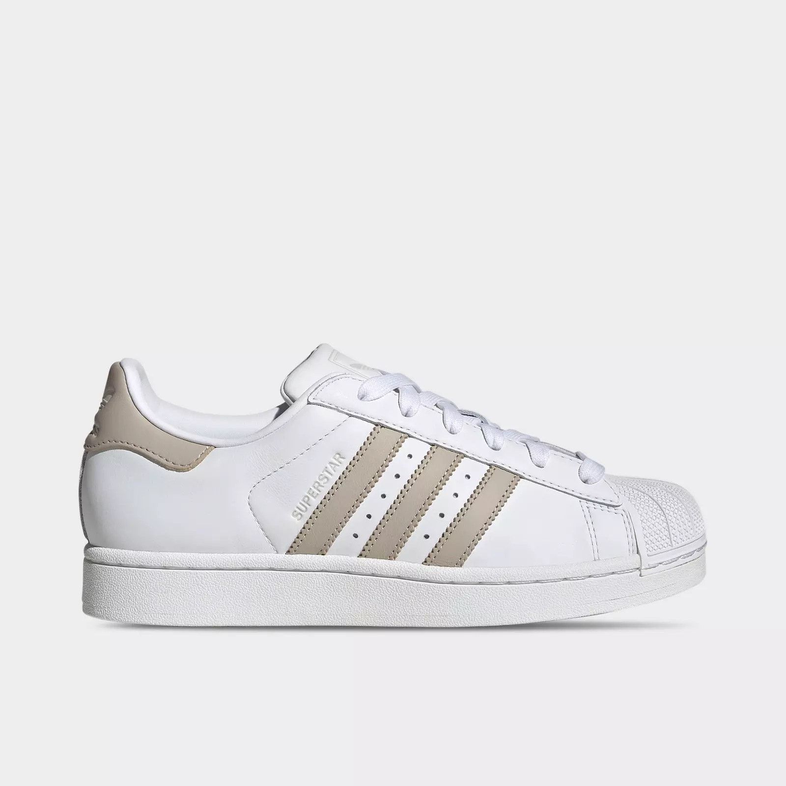Adidas ADIDAS ORIGINALS WOMEN'S 11 SUPERSTAR II WHITE WONDER BEIGE Size US 11 / IT 41 - 2 Thumbnail