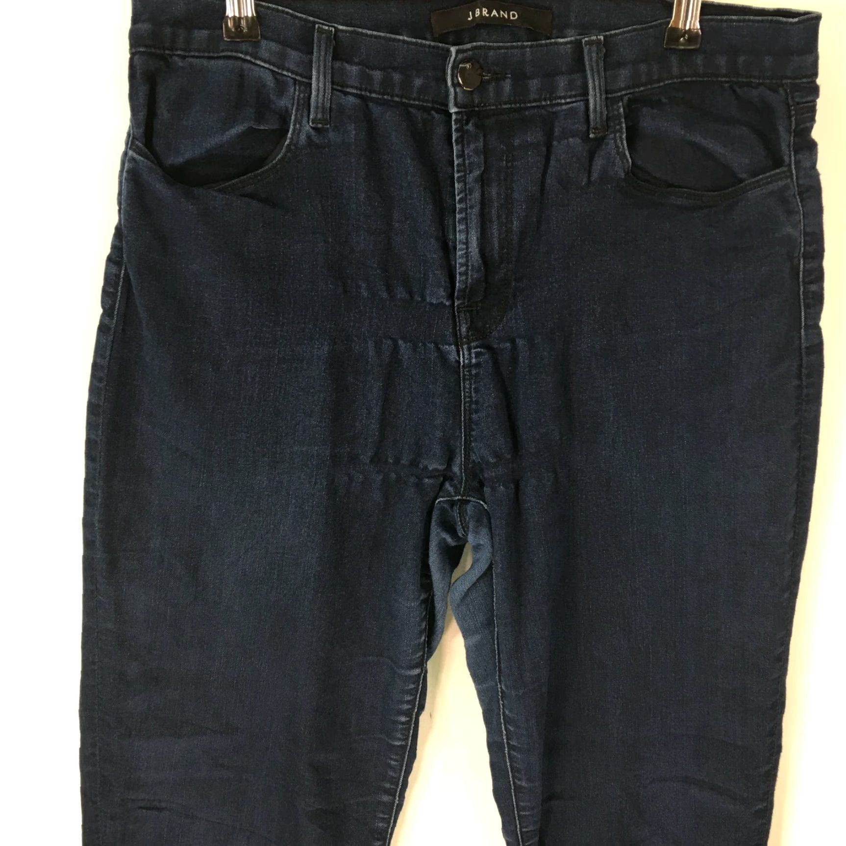 J Brand J Brand Womens Jeans Skinny Blue Denim 31 Regular 30 Inseam 5-Pocket Belt Loops Elastic Comfort Kane Elsa Model Size 24" / US 00 / IT 34 - 2 Thumbnail