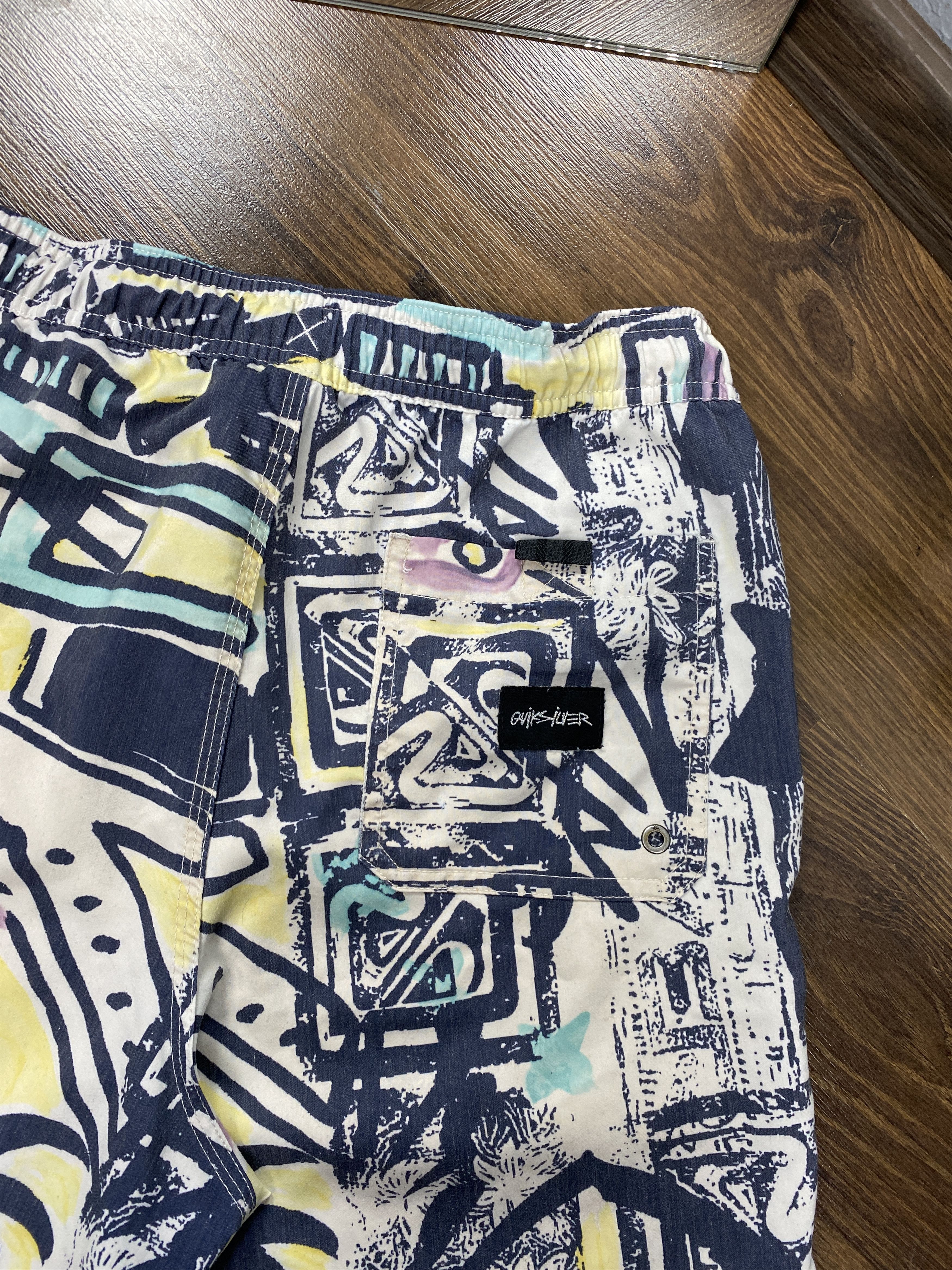 Quiksilver Quiksilver Vintage Surf Swimming Shorts Size US 34 / EU 50 - 9 Thumbnail