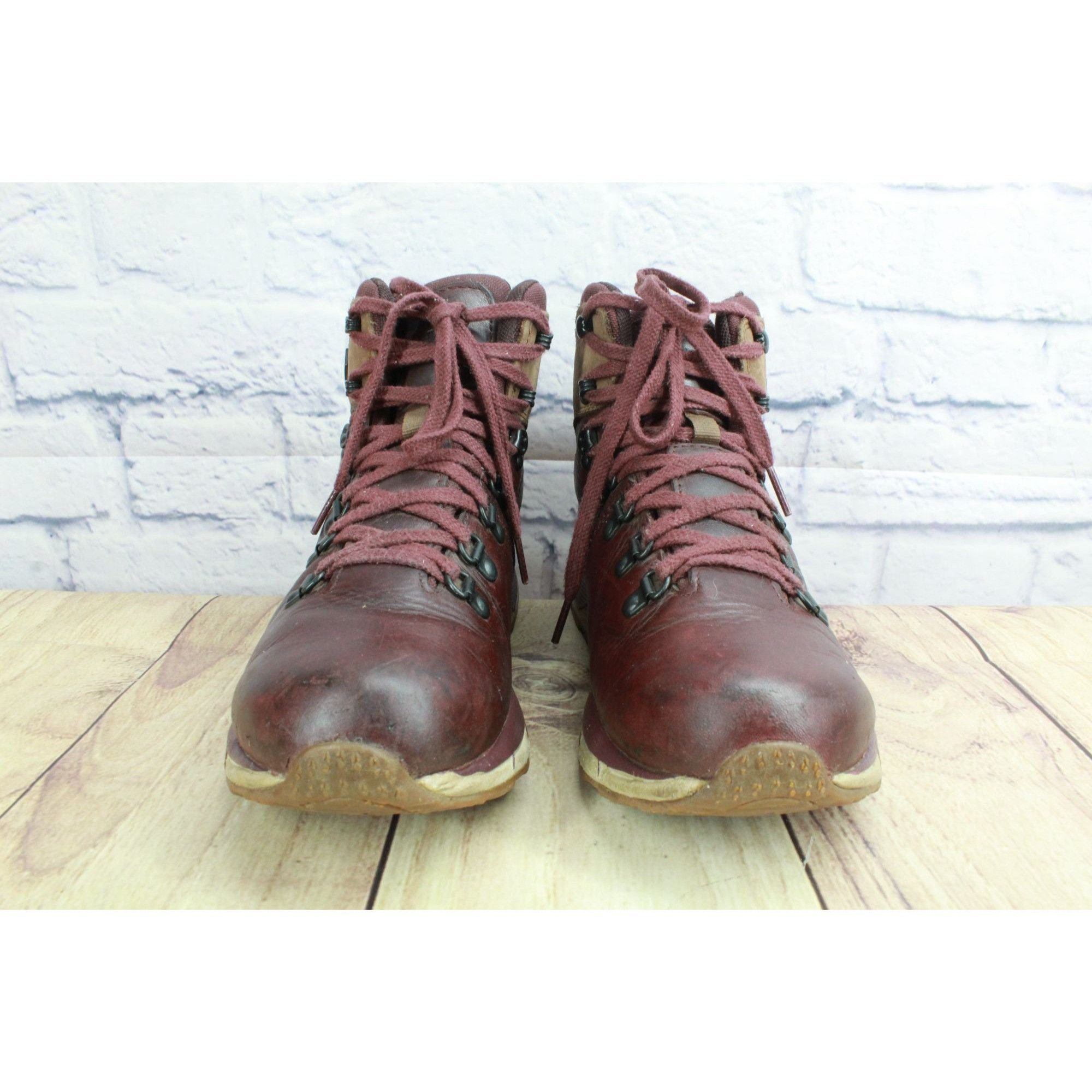 L.L. Bean LL Bean Alpine Burgundy Leather Waterproof Hiking Boots Wome Size US 9.5 / IT 39.5 - 3 Thumbnail