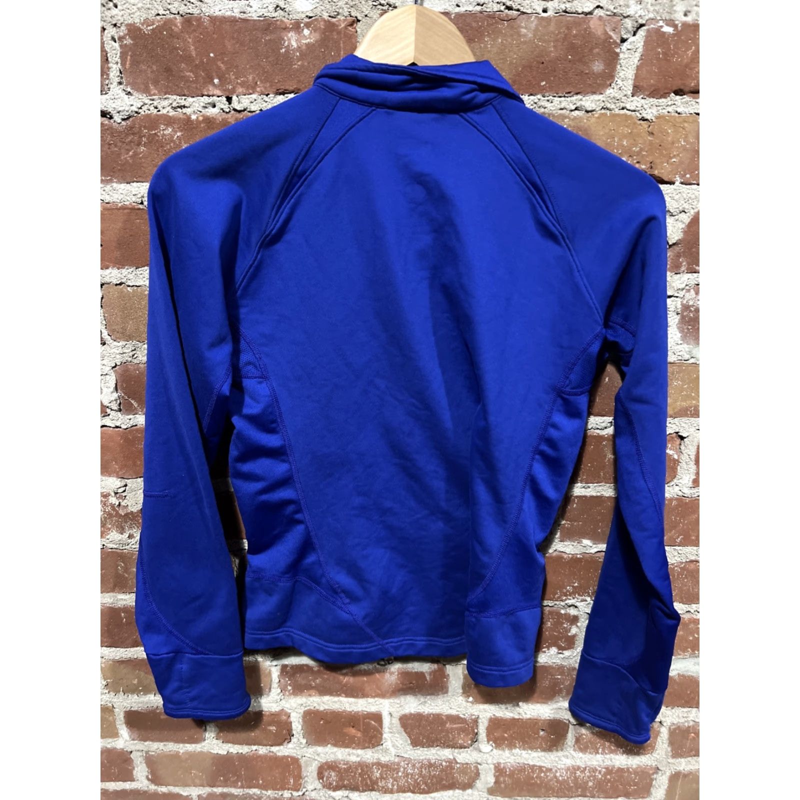 Nike Nike Fit Dry Active Running Jacket Womens Small Full Zip Pockets Blue Size S / US 4 / IT 40 - 3 Thumbnail