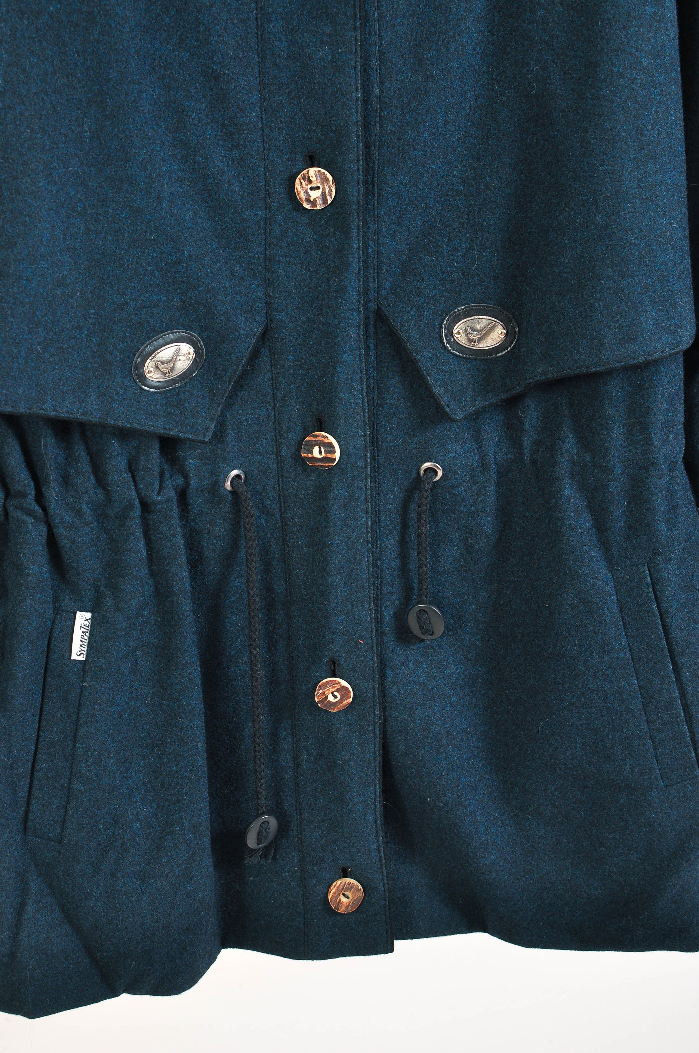 Other Vintage 90s Wallstädter Trachten Parka Wool Coat Size M / US 6-8 / IT 42-44 - 2 Thumbnail