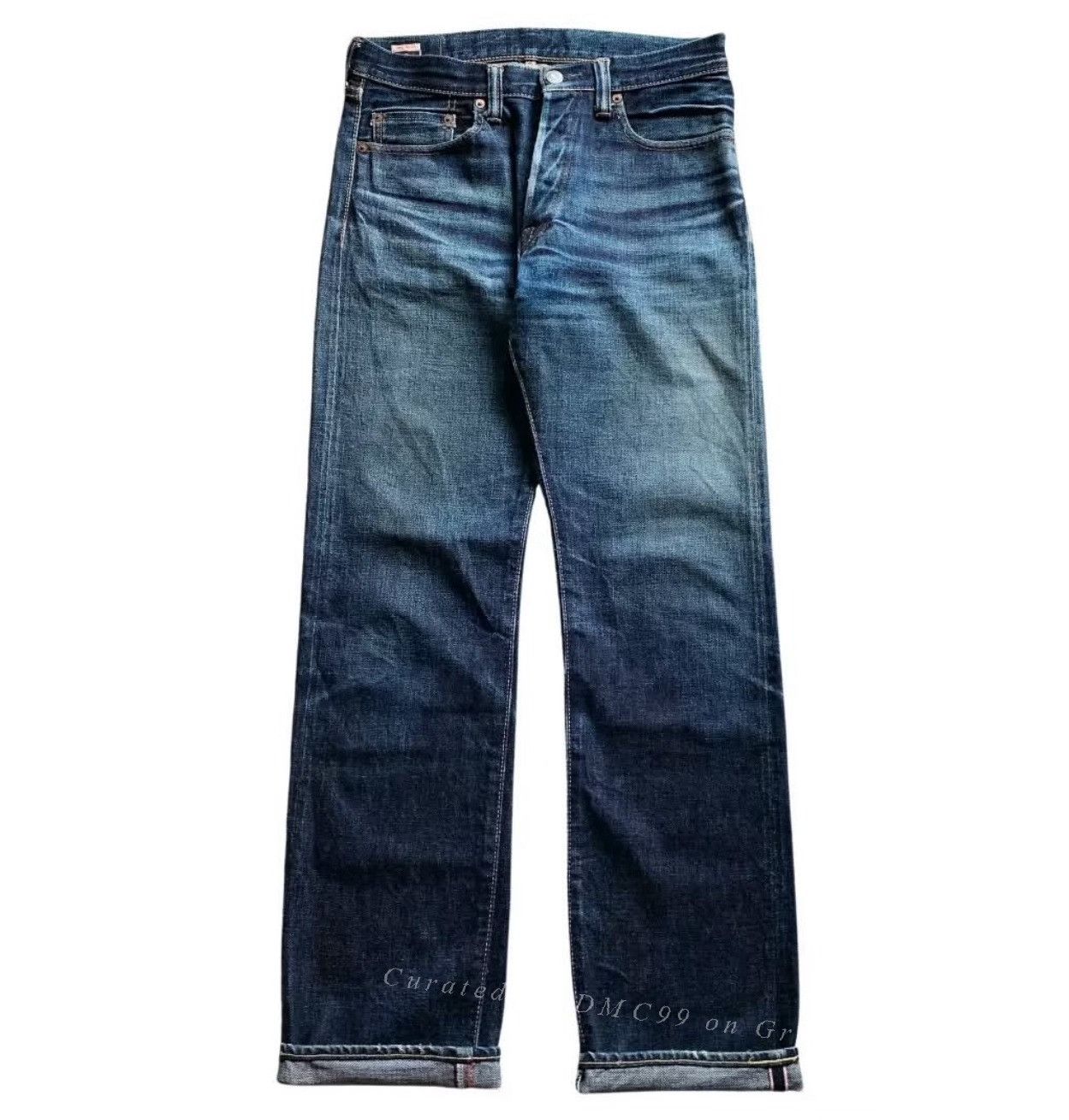 Vintage Momotaro 0201 Vintage Slim Straight Denim Size US 30 / EU 46 - 1 Thumbnail