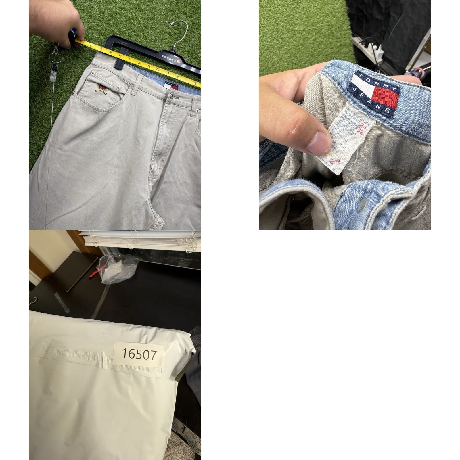 Tommy Hilfiger VINTAGE Tommy Hilfiger Pants Men 34x32 Chino Corduroy Straight Beige Classic Preppy Size US 34 / EU 50 - 8 Thumbnail