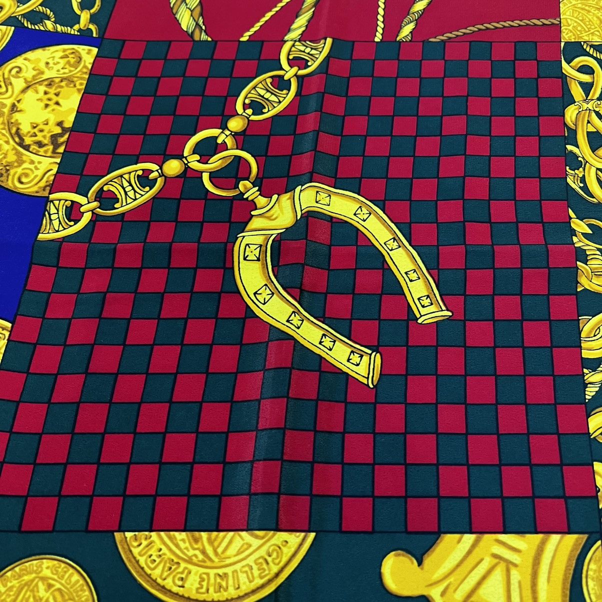 Celine × Vintage Vintage Celine Silk Scarve Scarf Size ONE SIZE - 6 Thumbnail