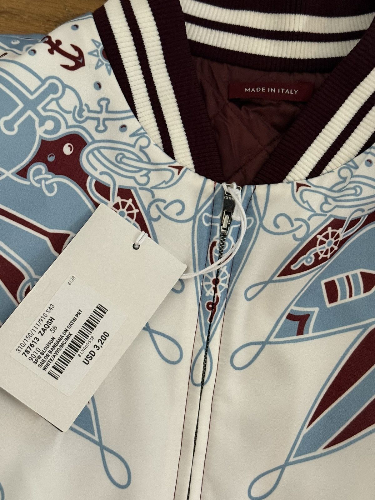 Gucci Gucci Satin Bandana Bomber Size US XL / EU 56 / 4 - 3 Thumbnail