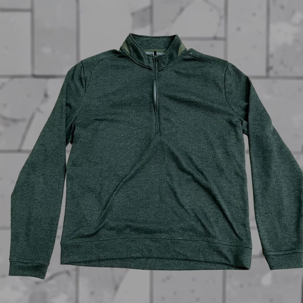 johnnie-O johnnie-O jacket Mens Size M green polyester half-zip 100% Size US M / EU 48-50 / 2 - 1 Thumbnail