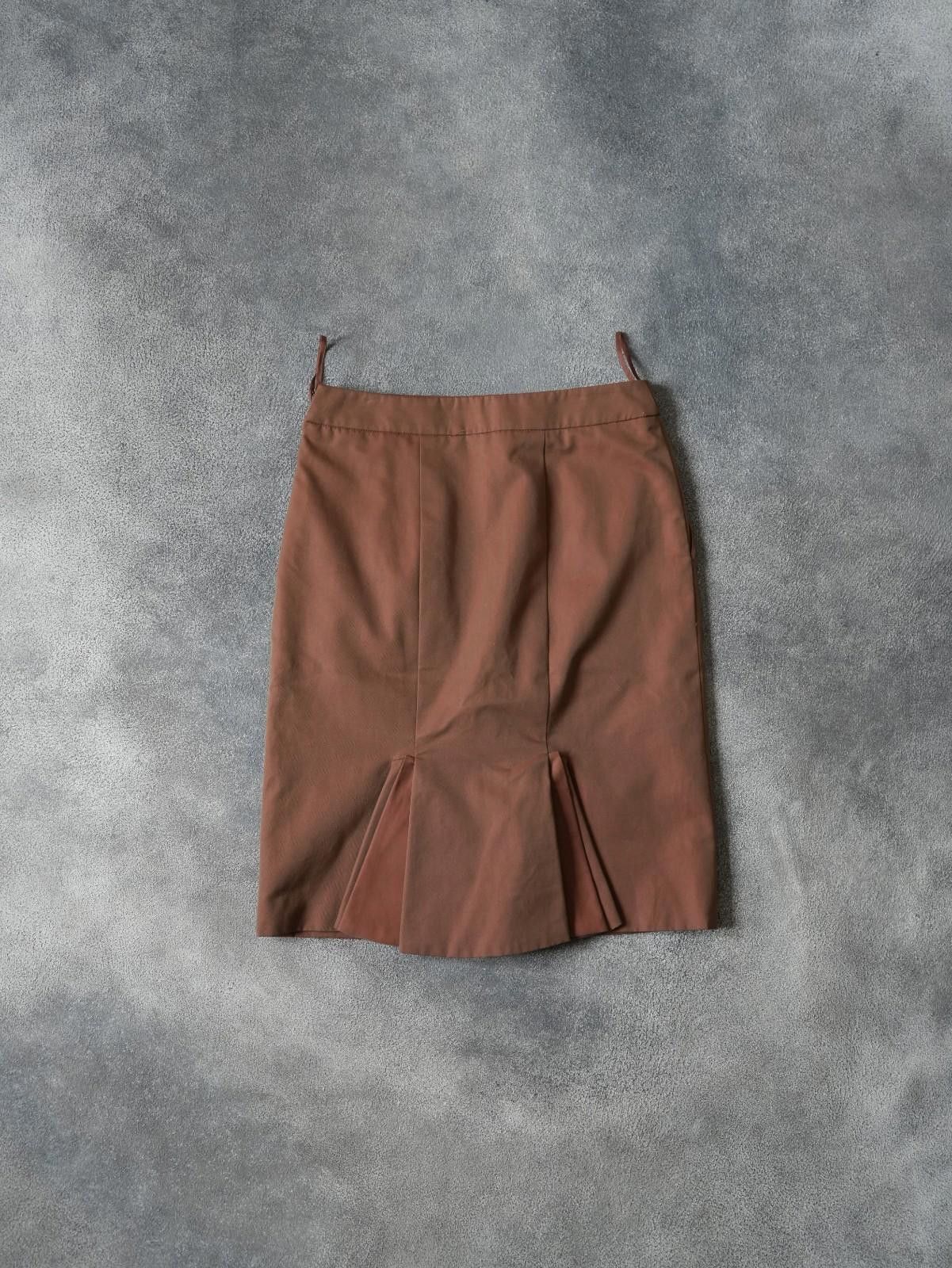 Saint Laurent Paris F/W 2004 Yves Saint Laurent By Tom Ford Pencil Pleat Skirt Size 28" / US 6 / IT 42 - 9 Thumbnail