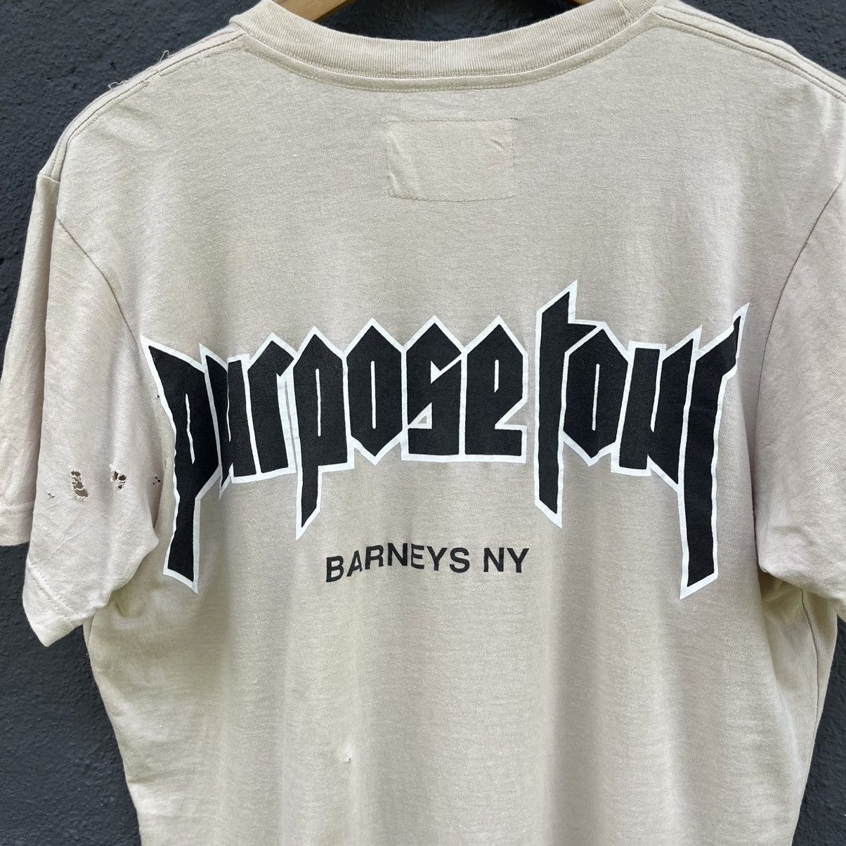 Justin Bieber Thrashed Faded Justin Bieber Purpose Tour Tee Size US S / EU 44-46 / 1 - 2 Thumbnail