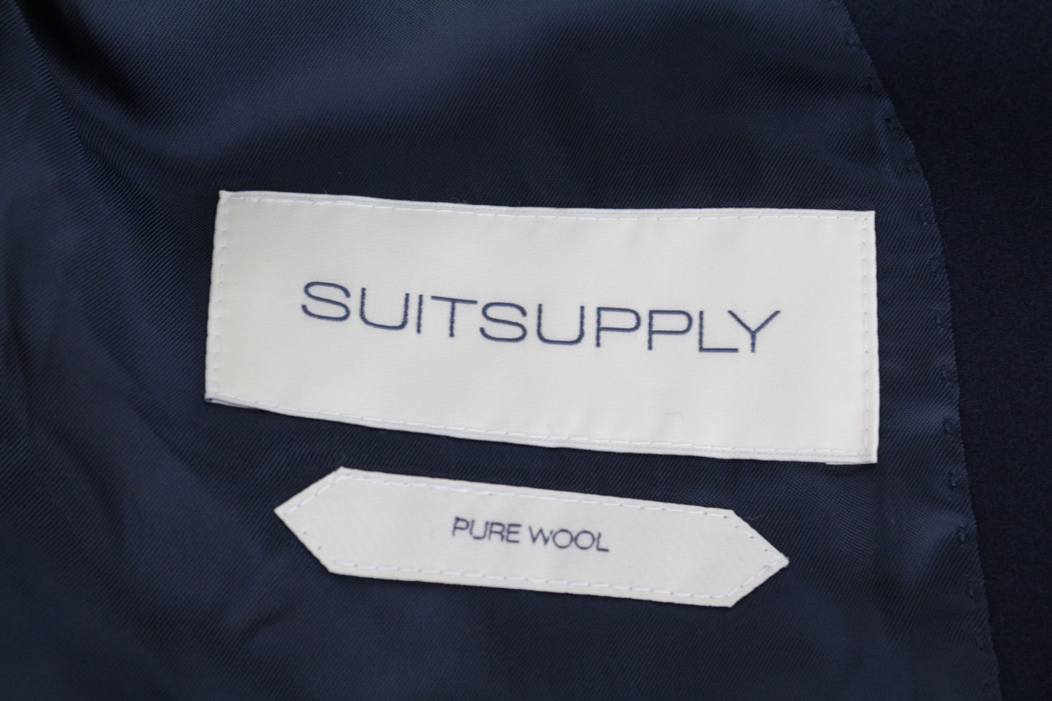 Suitsupply VICENZA UK30R Blue Wool Coat 67242 Size US XXS / EU 40 - 5 Thumbnail