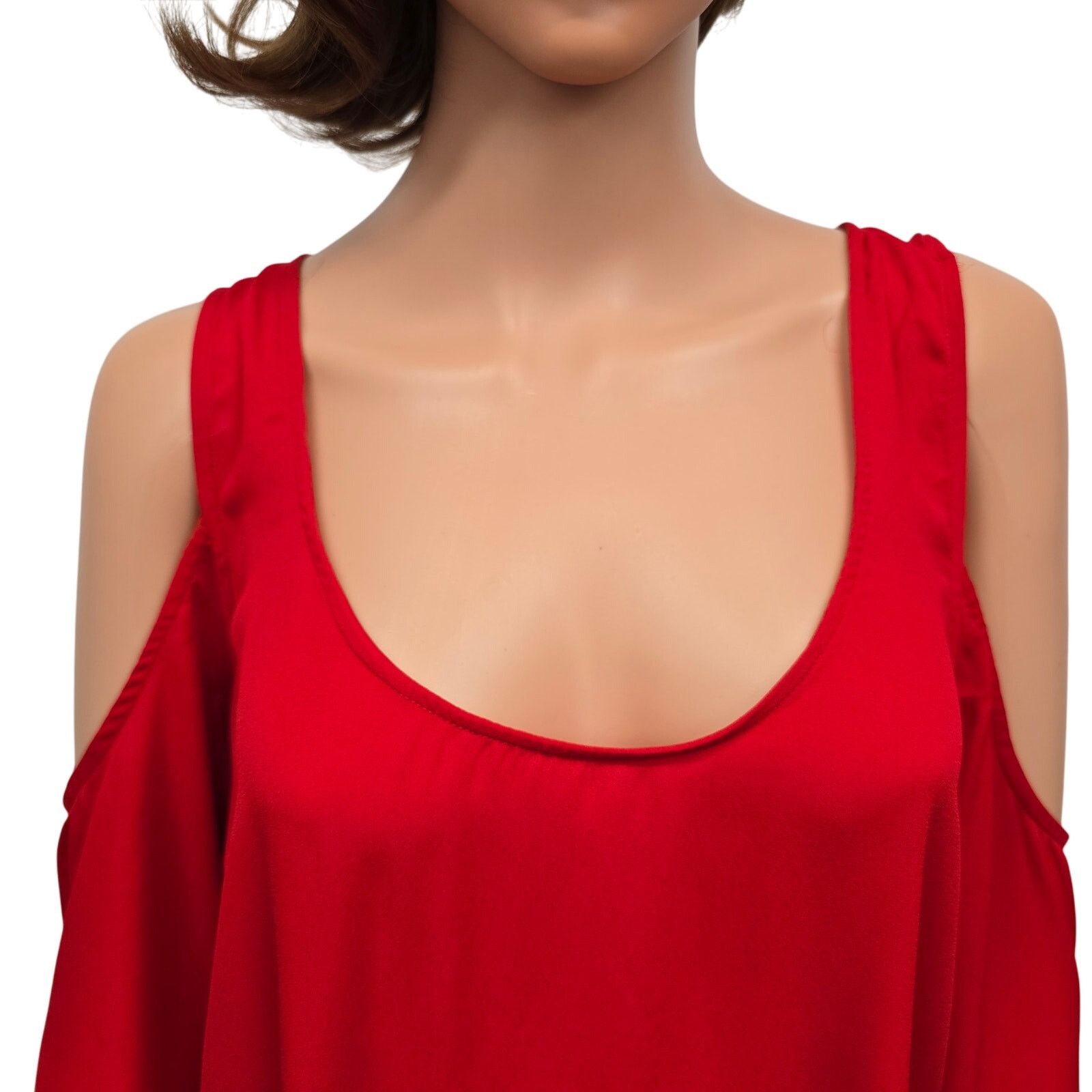 Torrid Torrid Georgette Cold Shoulder Top Blouse Size 3 Plus 3X Size 3XL / US 20-22 - 6 Thumbnail