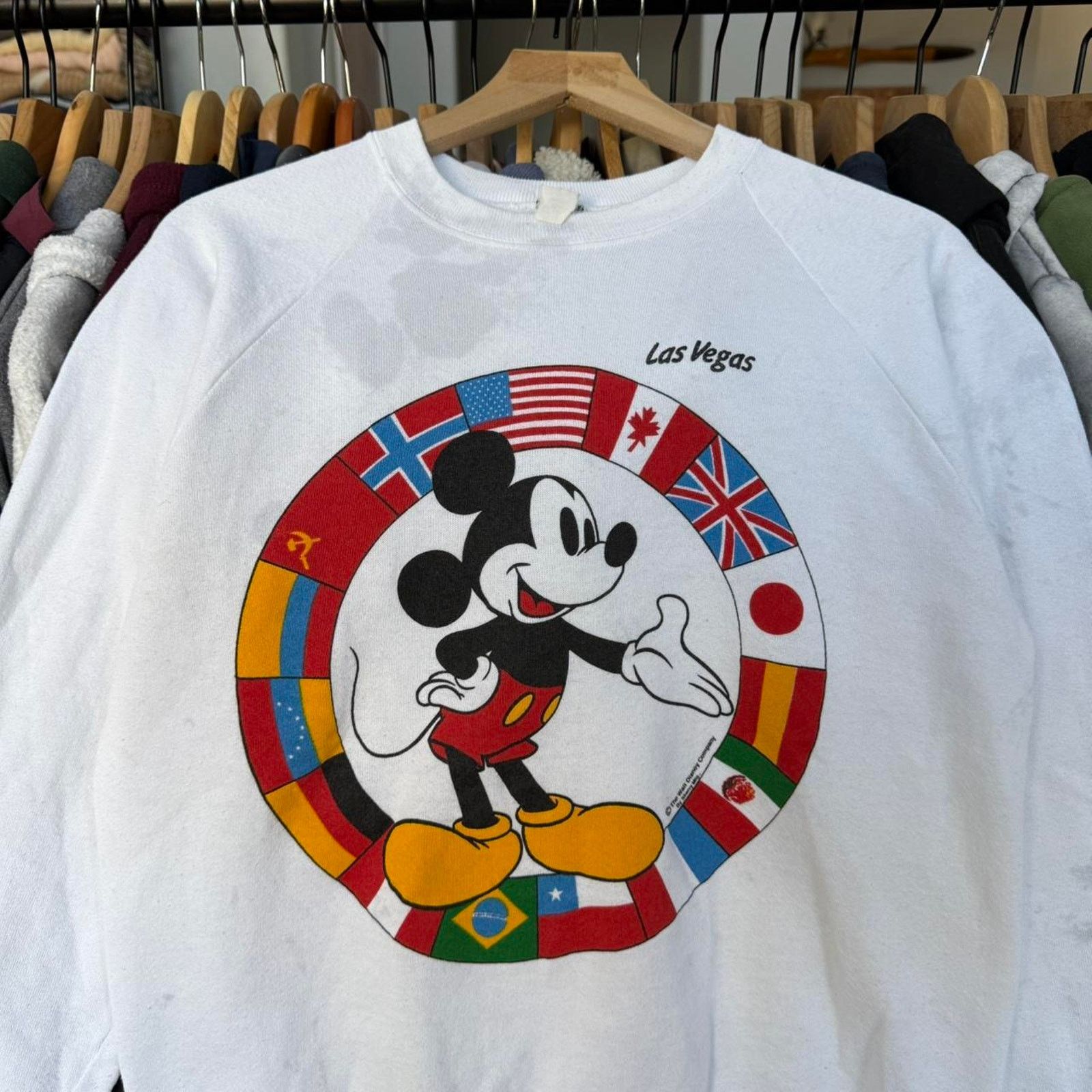 Other Vintage 80s Mickey Mouse Las Vegas Sweatshirt Size US M / EU 48-50 / 2 - 2 Thumbnail