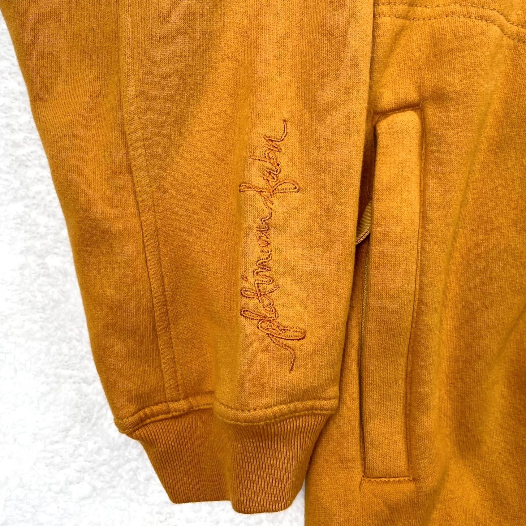 Fubu VTG FUBU Hoodie Mens Large Yellow Platinum Mustard Embroidered y2K Streetwear Hoodie Size US L / EU 52-54 / 3 - 4 Thumbnail