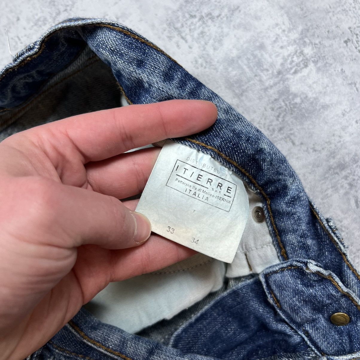 Just Cavalli 00s Just Cavalli Vintage Y2K Distressed Baggy Glamour Jeans Size US 32 / EU 48 - 9 Thumbnail
