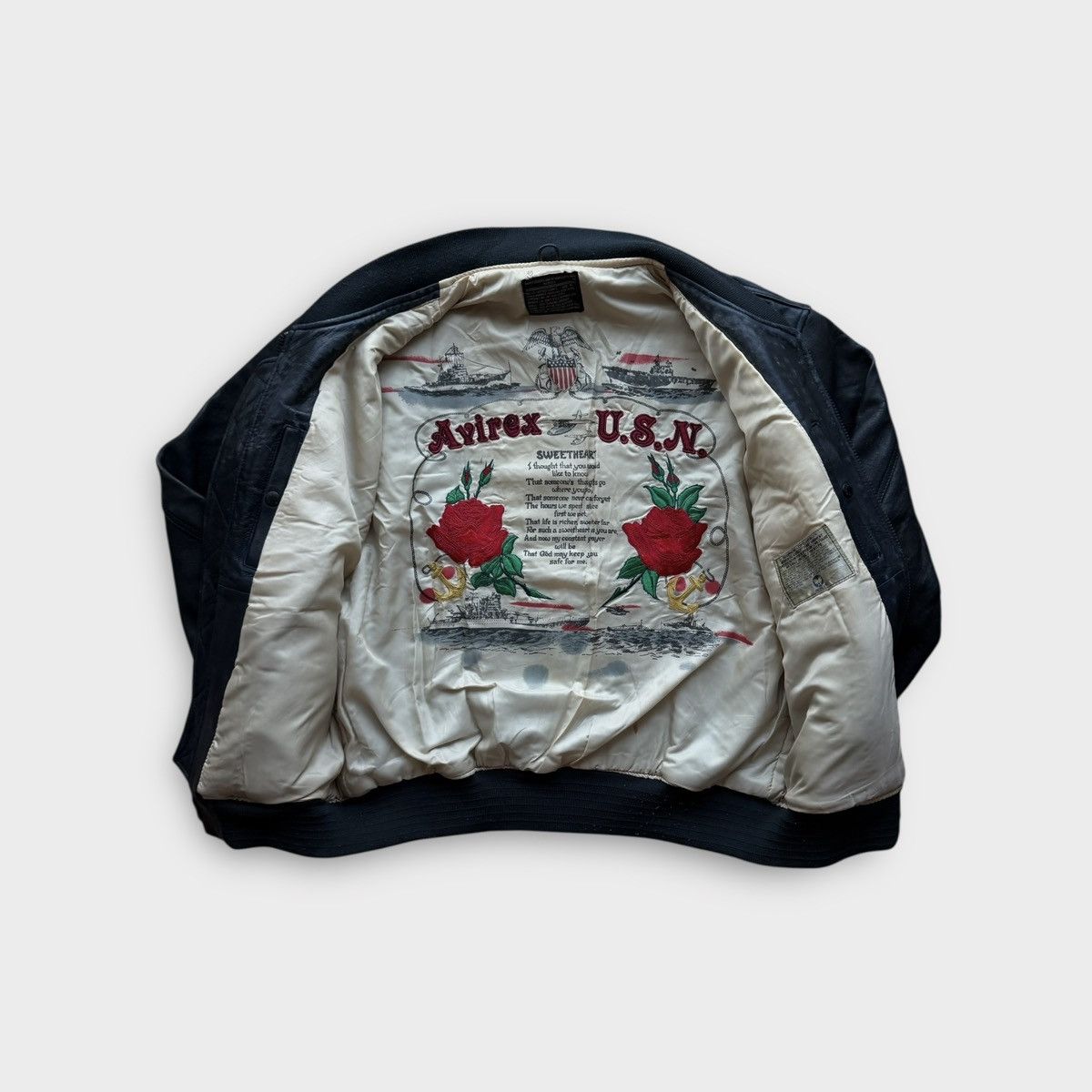 Avirex Vintage Avirex leather bomber Size US L / EU 52-54 / 3 - 3 Thumbnail