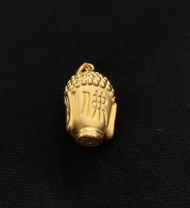 Gold 24k Buddha Pendant | Grailed