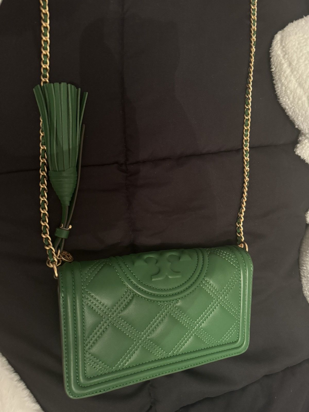 Tory Burch Tory Burch Fleming shoulder bag in Green Size ONE SIZE - 10 Thumbnail