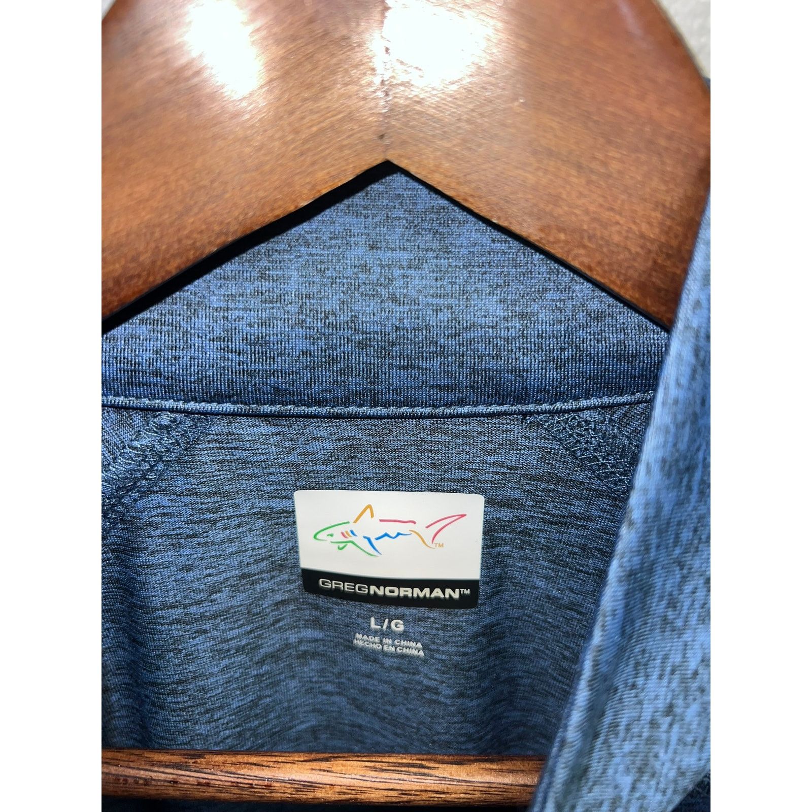 Greg Norman Greg Norman Jacket Performance Fabric 1/4 Zip Blue NWT L Size US L / EU 52-54 / 3 - 6 Thumbnail