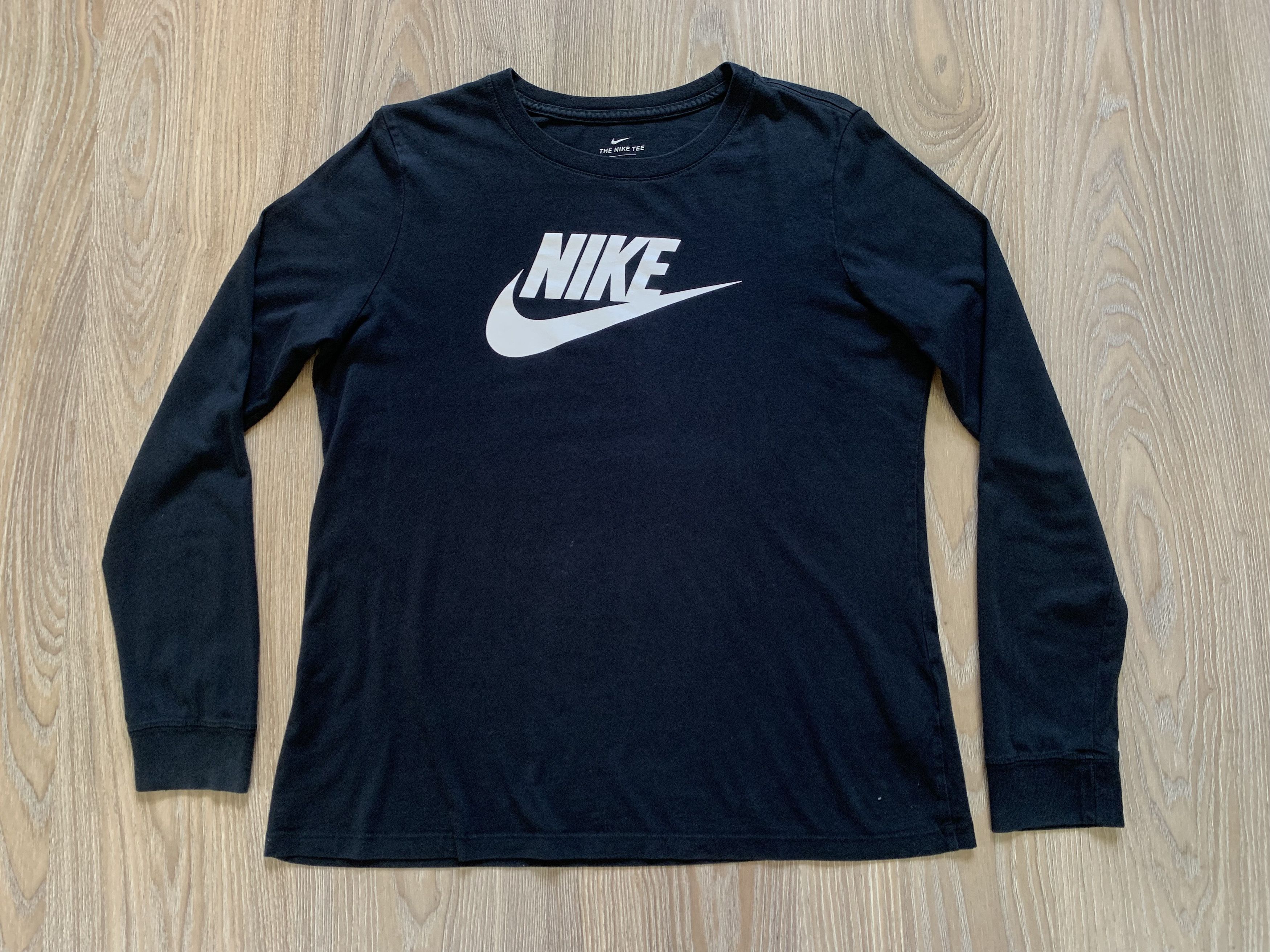 Nike The Nike Tee Black Cotton Long Sleeve Printed T Shirt Size L / US 10 / IT 46 - 6 Thumbnail