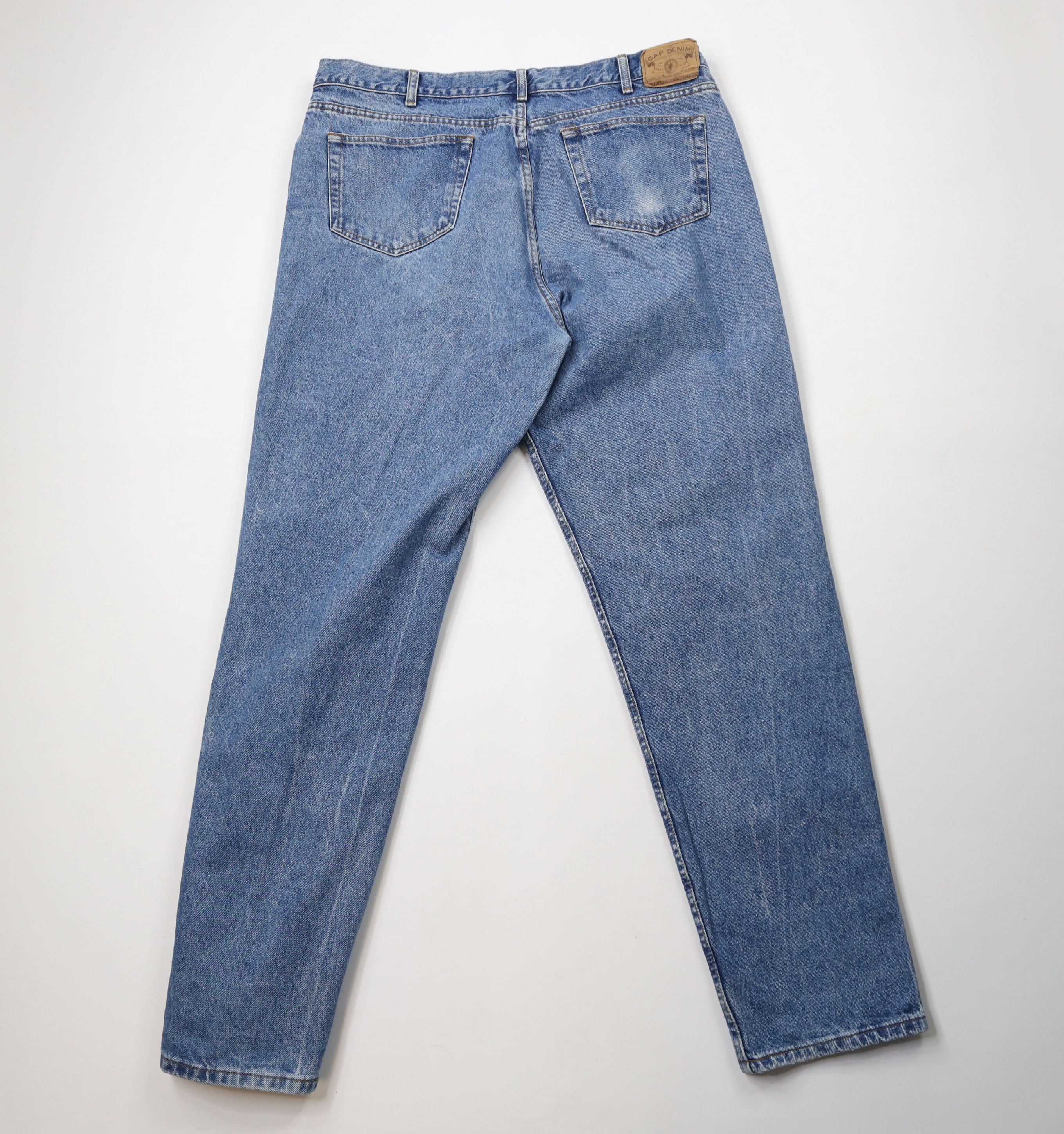 Gap × Vintage Vintage 90s Gap Tapered Leg Easy Relaxed Fit Denim Jeans USA Size US 40 / EU 56 - 8 Thumbnail