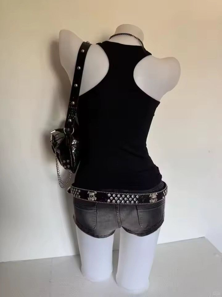 Other Y2K gothic punk skeleton 2000 style tank top t shirt Size L / US 10 / IT 46 - 2 Thumbnail