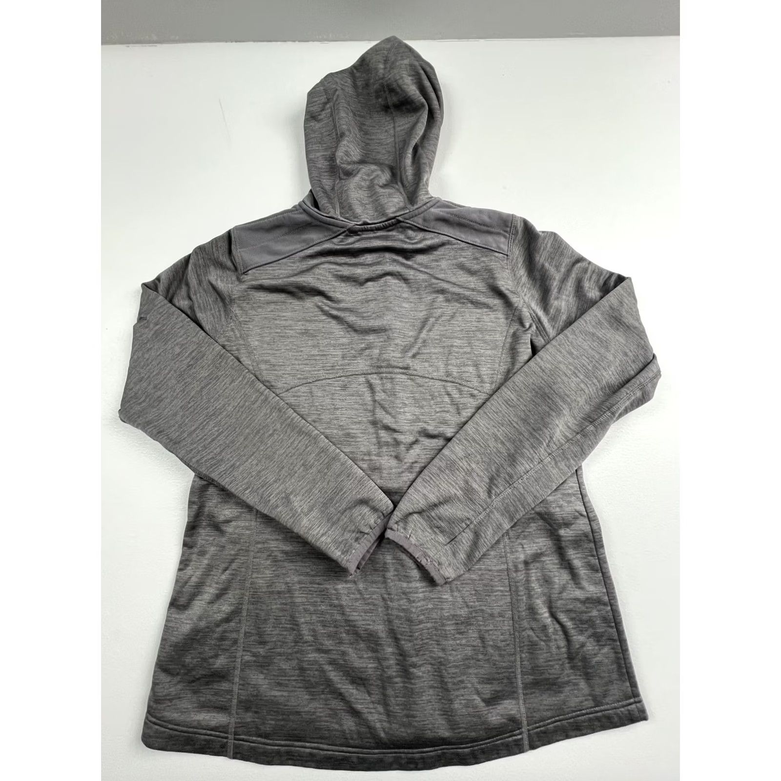 Vintage Columbia Womens XL Fleece Jacket Hooded Gray Full Zip Pockets Size XL / US 12-14 / IT 48-50 - 2 Thumbnail