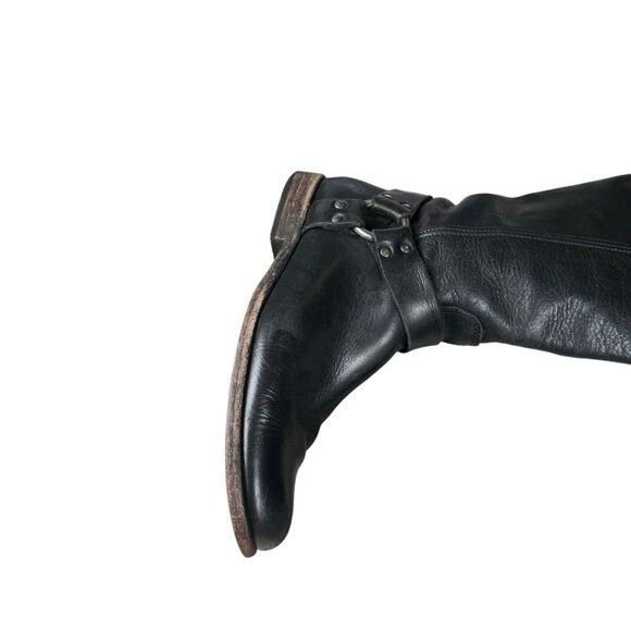 Frye Frye #76850 Phillip Harness Womens Black Knee High Leather R Size US 6.5 / IT 36.5 - 12 Thumbnail